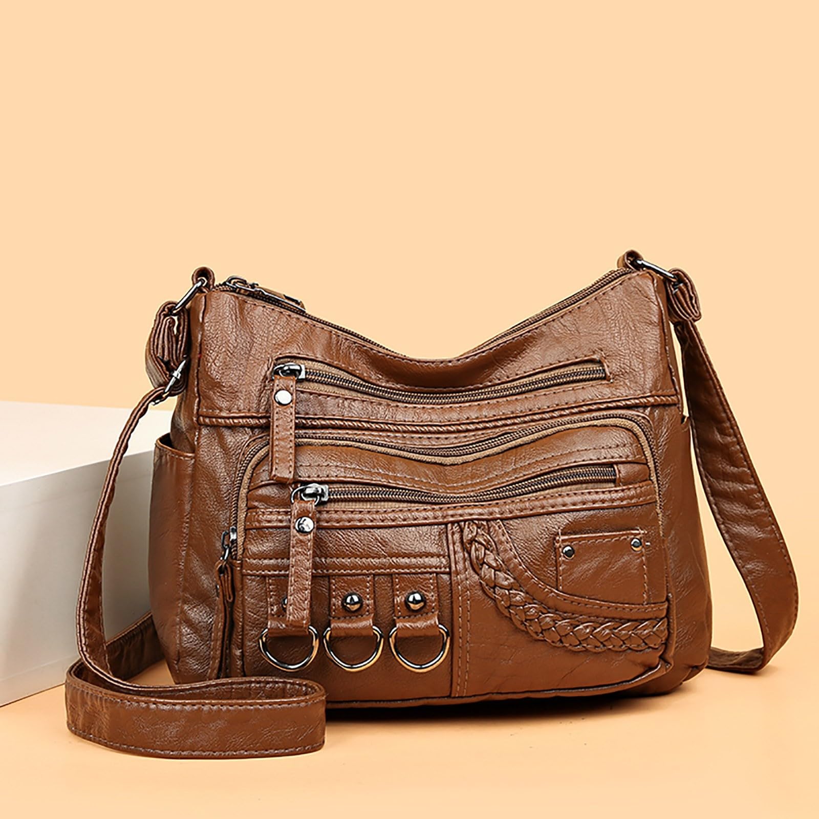 Damska, Nowa, Stylowa, Pleciona Torba Typu Crossbody, Duża Pojemność, Prosta I Wspaniała