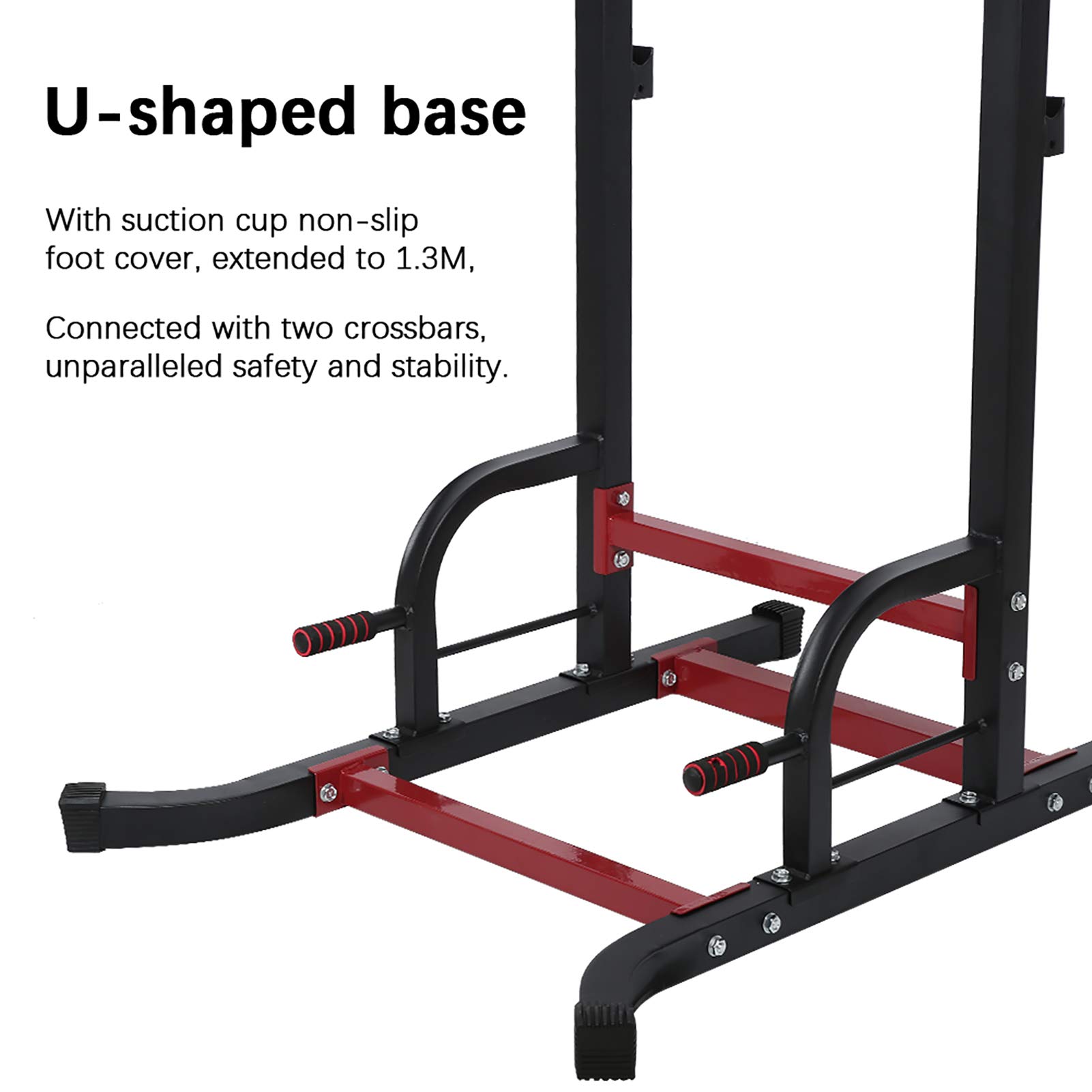 Station Power Tower 5en1 ISE - Chaise Romaine, Barre Traction, Dips | Pour Musculation à Domicile