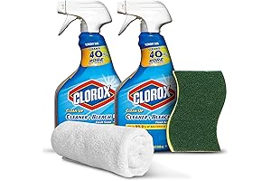 2 Clean-Up Cleaner 32oz Fresh Scent Spray Cleaner, + Microfiber Towel +...