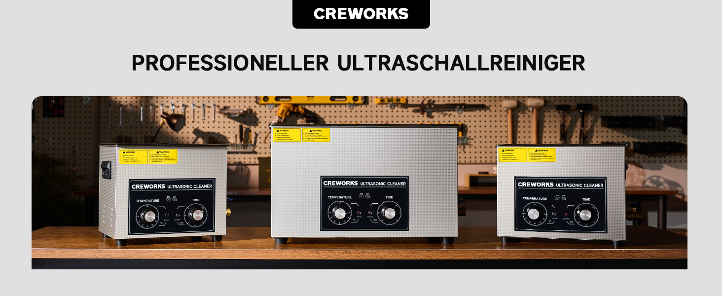 CREWORKS Ultraschallreinigungsgerät Edelstahl 6L Malawi CREWORKS Ultraschallreinigungsgerät Edelstahl 6L Malawi