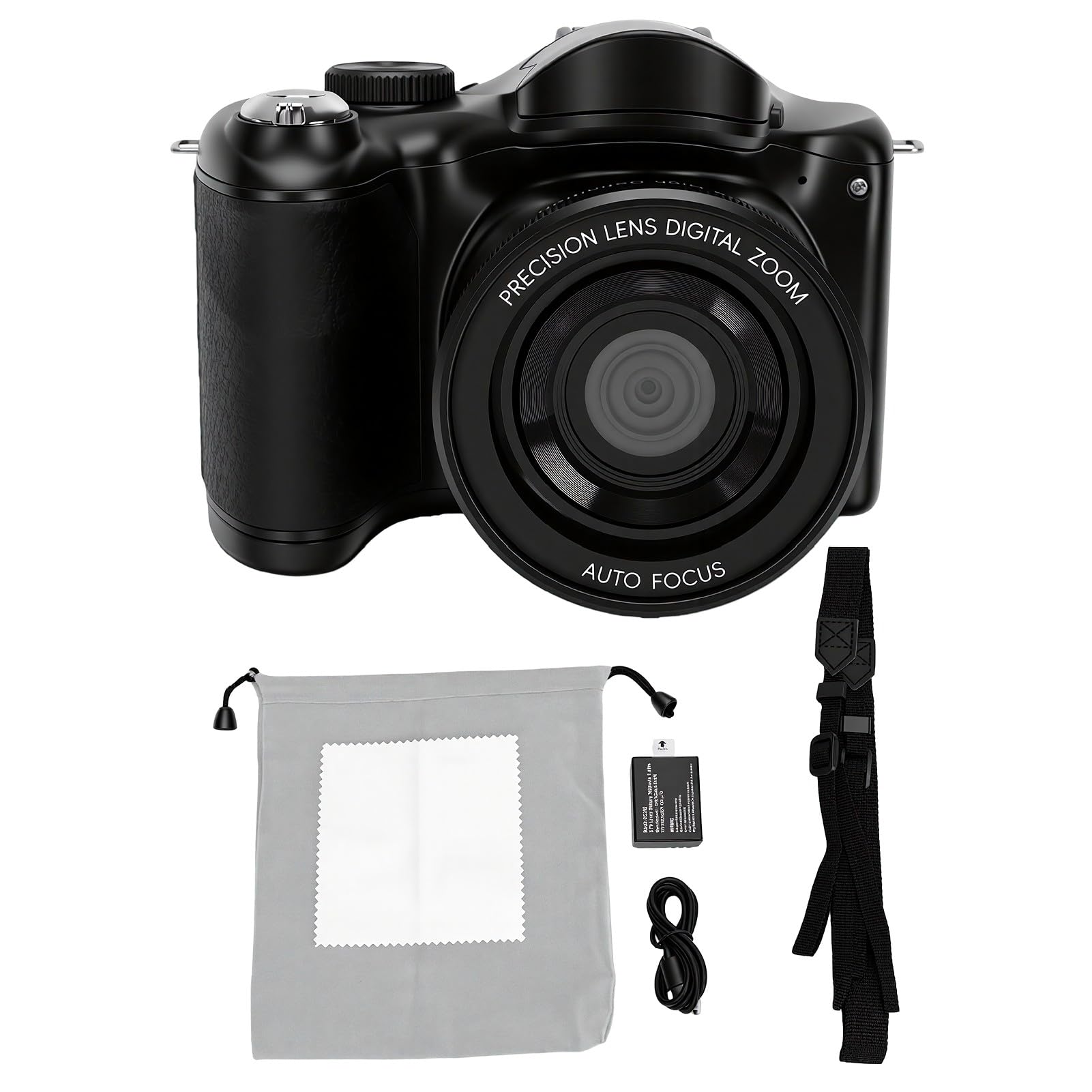 Yctze Fotocamera Digitale 75MP Video 8K Zoom 16X WiFi Mirrorless