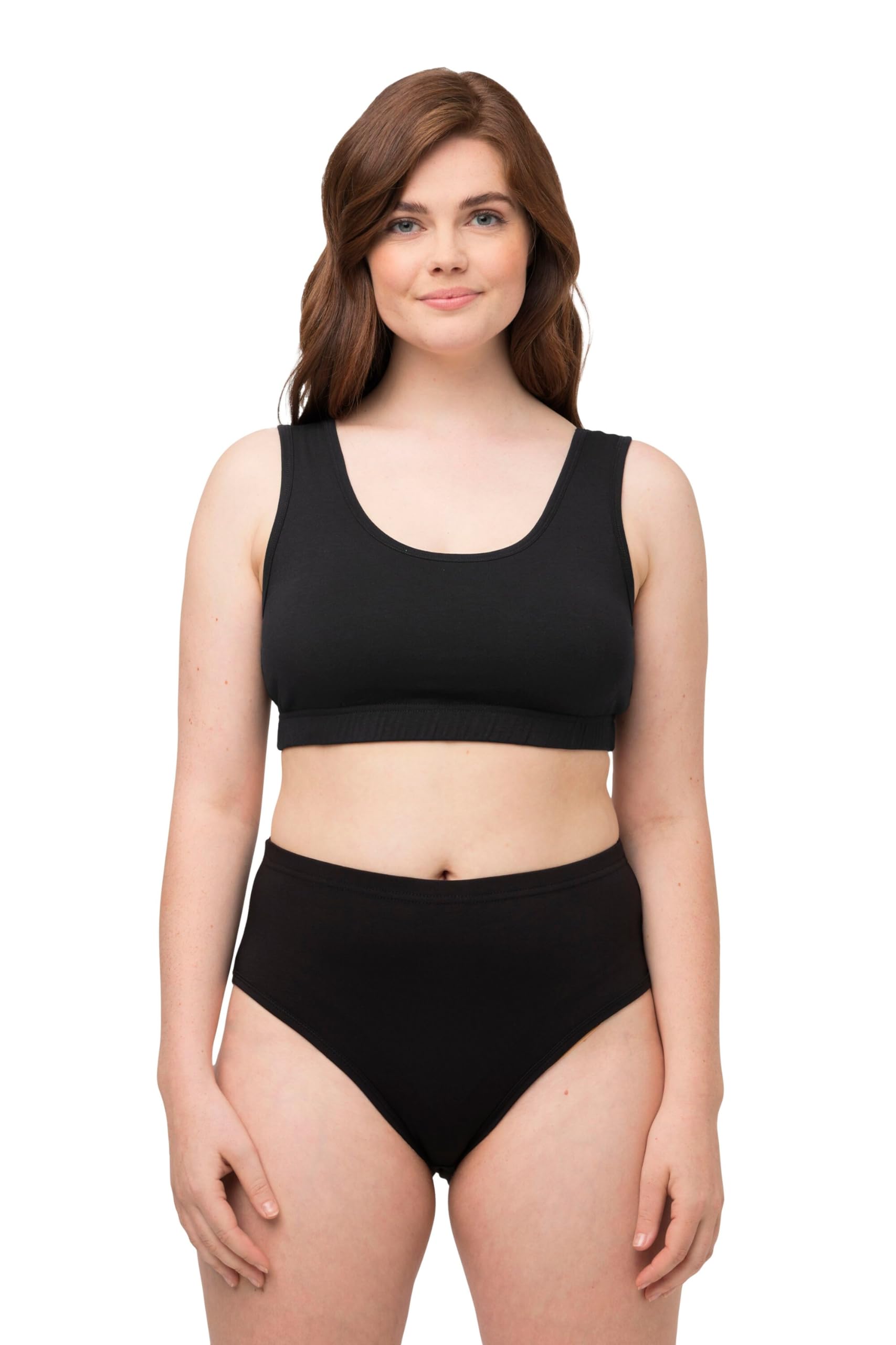 Ulla Popken Womenswear Plus Size Curvy Bustier Black 62+ 849150100-62+