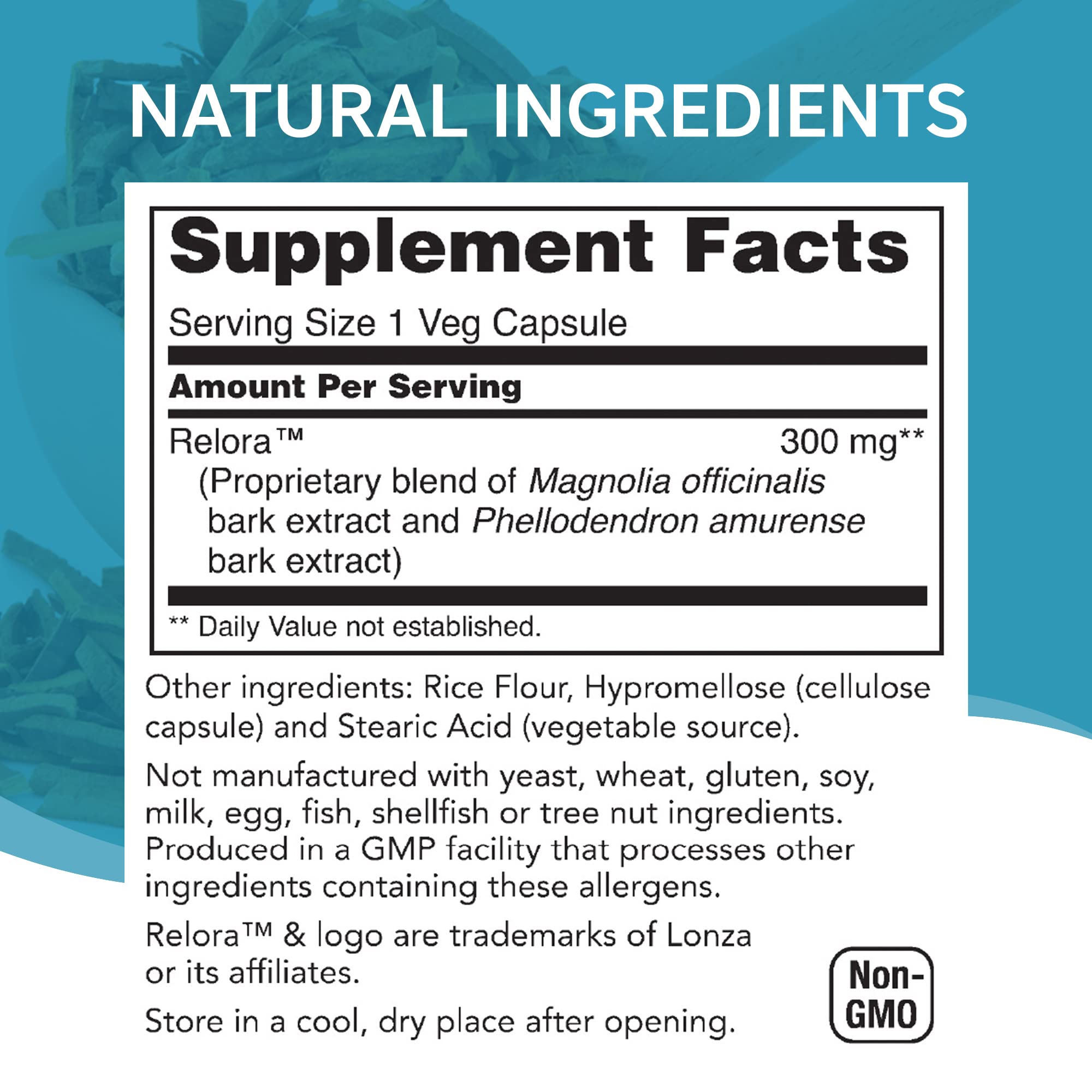 Relora - Stress & Weight Management Supplement 300mg 60 Veg Caps — Amazon image 3