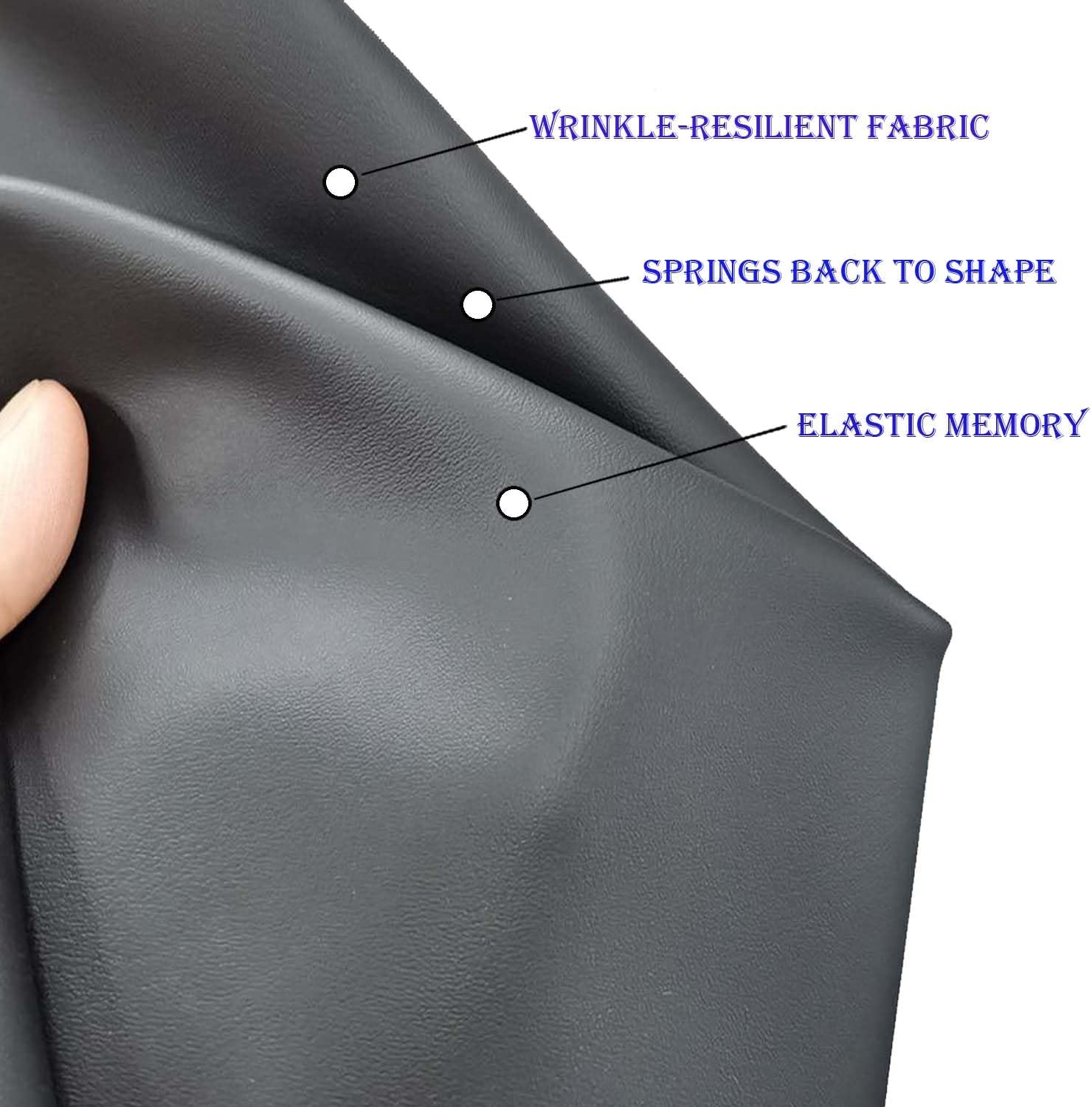 Pickleball Ball Barrier Table Tennis Baffle with Stretch Leather Fabric, 3 PCS Ping Pong Field Fence Surround Divder Block for Ball Court, 56" Wx 30" H Black