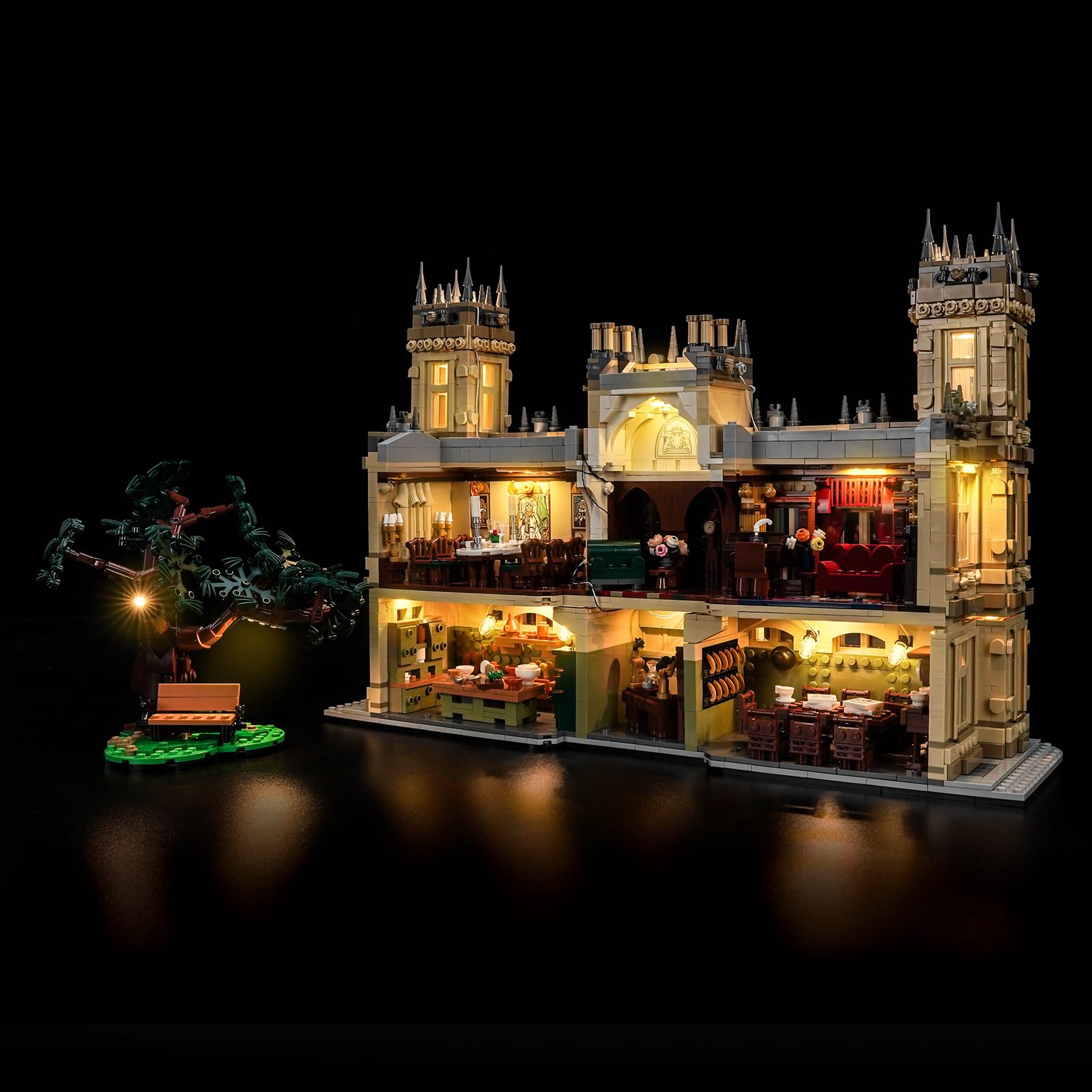 BrickBling Set di luci a LED compatibile con Lego Downton Abbey 21373