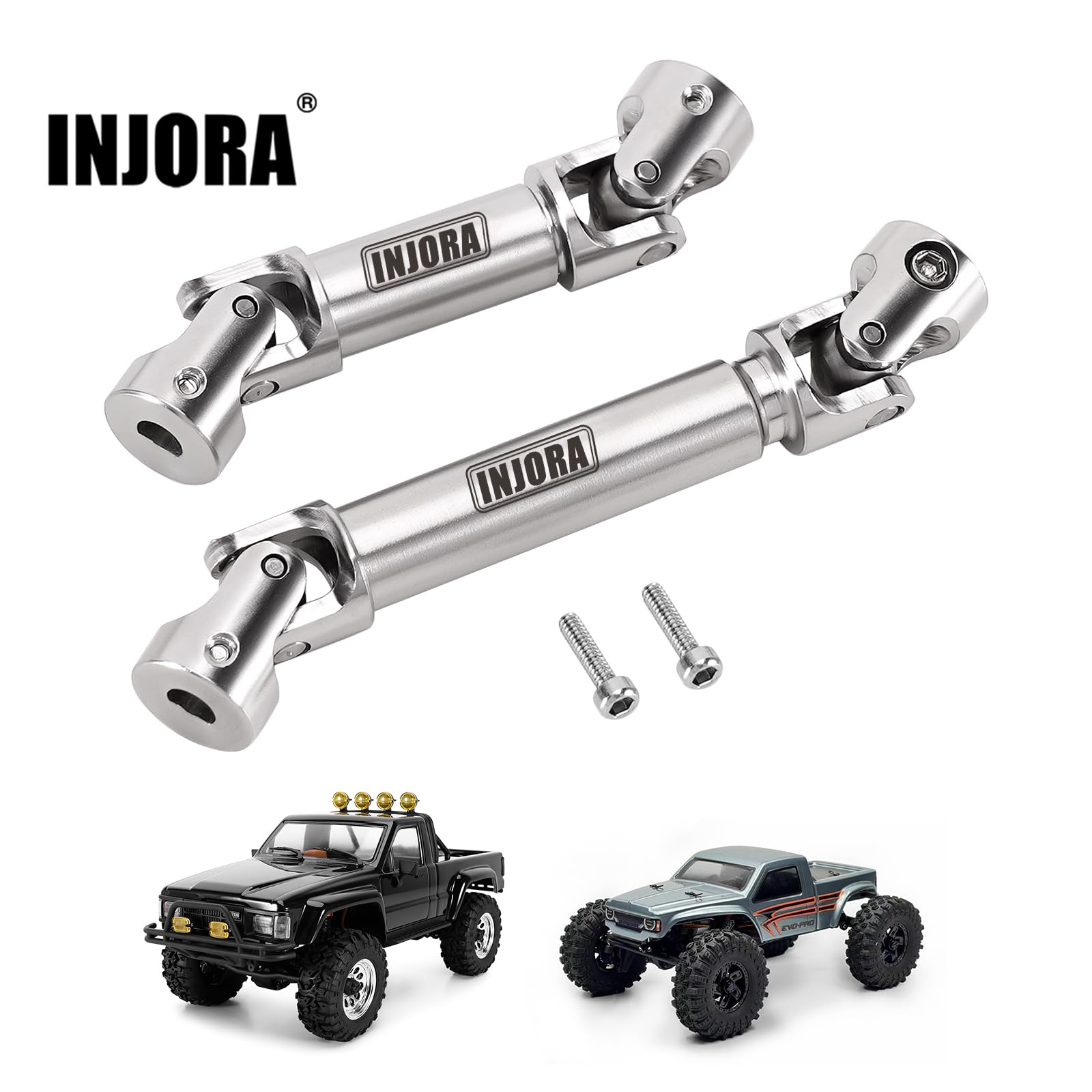 Amazon.com: INJORA Stainless Steel Center Drive Shafts for 1/18