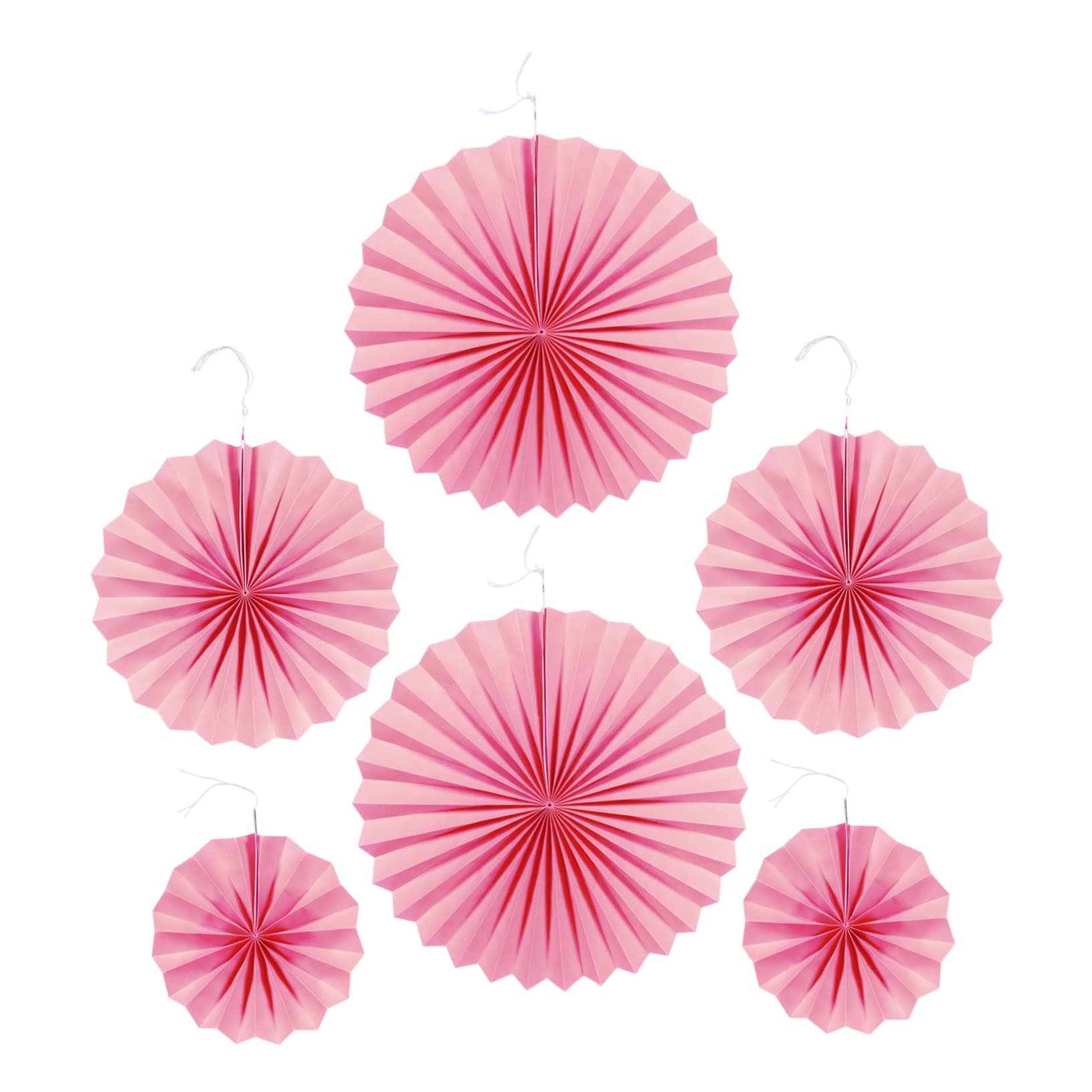 TOPBATHY 18stücke Papierfaltfächer Für Hochzeitsdekoration Und Partys Bunte Papierfächer Für Blumenarrangements Und Fensterdeko Leicht Und Einfach Aufzuhängen Für Feiern Und Anlässe