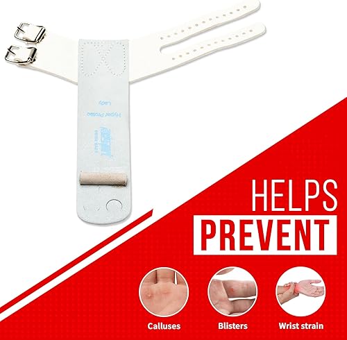 Miniatura 5 de Reisport Gymnastic Protec Elite Hyper Buckle - Agarres desiguales para barra con hebilla, talla XS, S, M, L, entrenamiento de gimnasia para mujeres