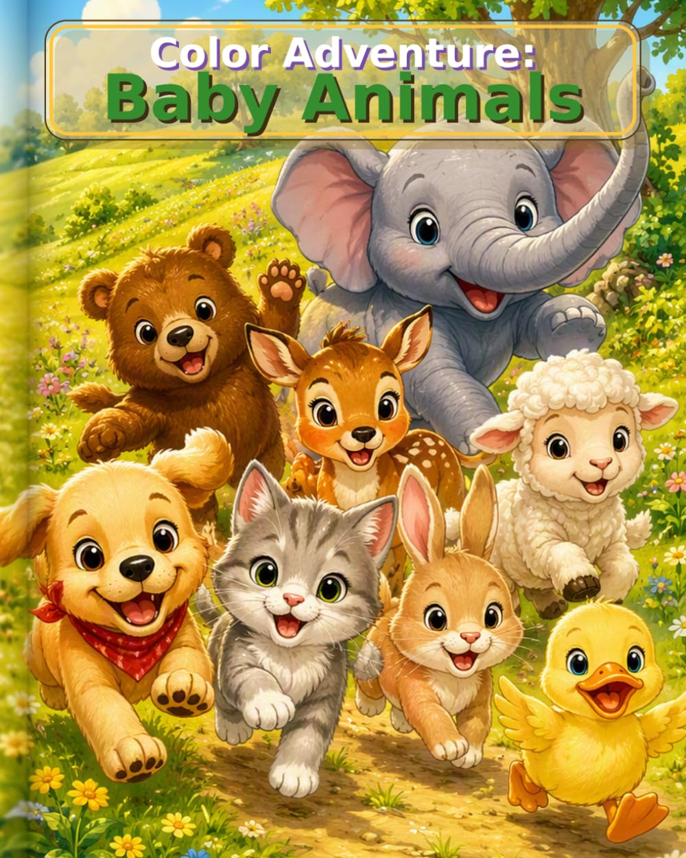 Coloring Adventure: Baby Animals (Coloring Adventure for Kids Color • Discover • Imagine)