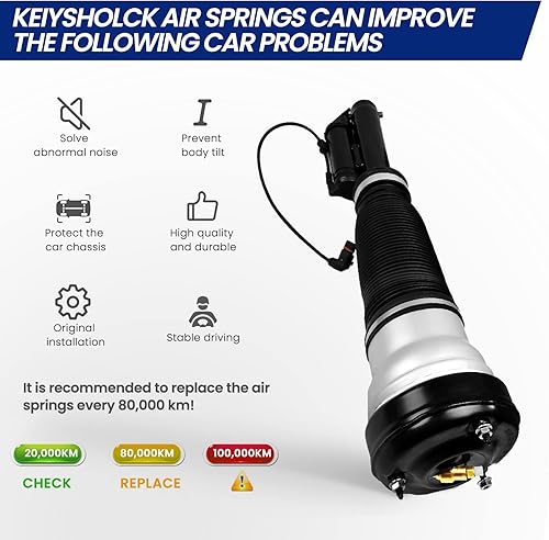 Miniatura 6 de KEIYSHOLCK Reemplazo del amortiguador de puntal de aire delantero compatible con 1999-2006 Benz S600 S500 S430 S420 S350 S320 Amortiguador de