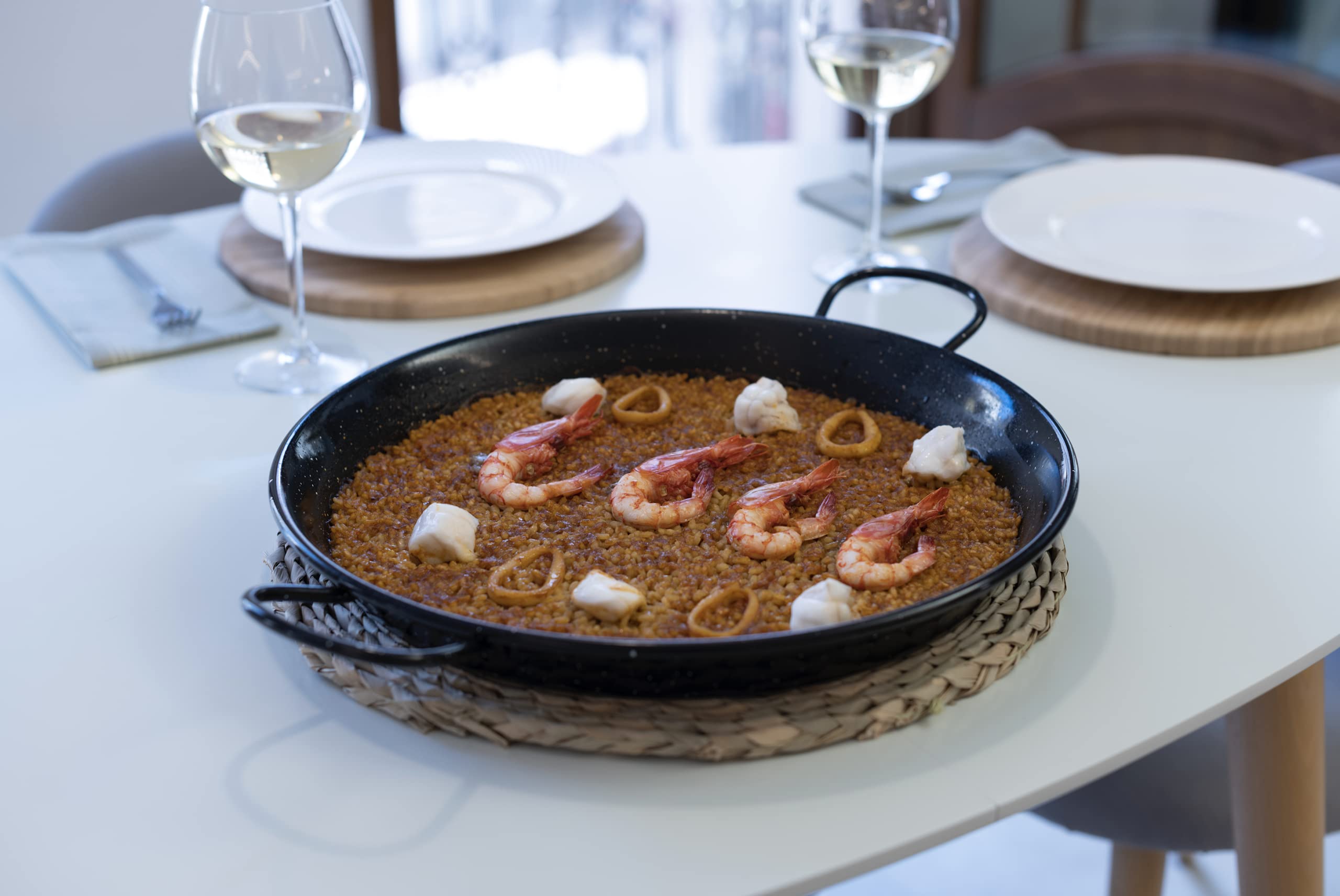 Paellissimo - Brodo Concentrato di Riso e Pesce a Base di Pesce di Scoglio e Frutti di Mare | 100% Naturale e Senza Glutine | 4 Porzioni x Lattina (Contenuto per Lattina 400gr) | 4 Unità