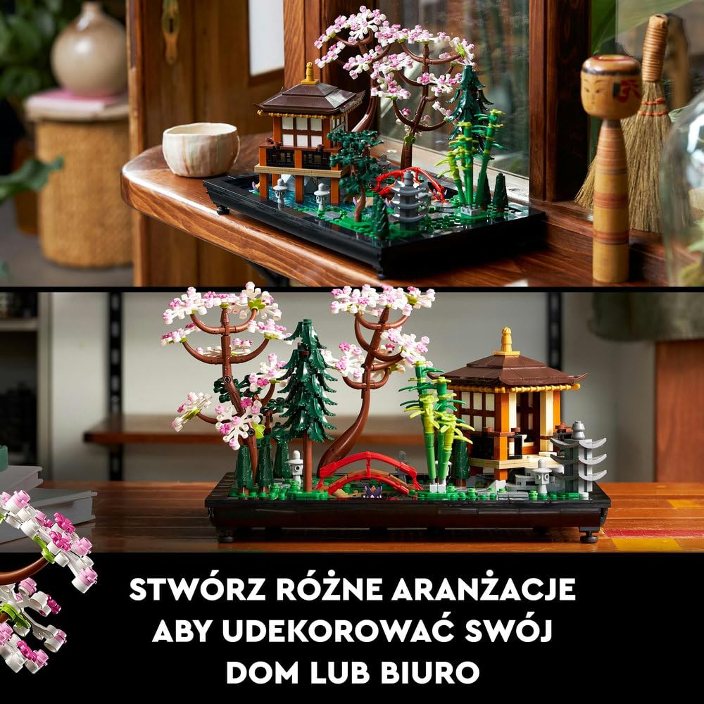 LEGO Icons Zaciszny ogród 10315 | Dekoracja do domu, zestaw konstrukcyjny dla dorosłych, prezent dla dorosłych, dla kobiet i mężczyzn, 1363 elementy