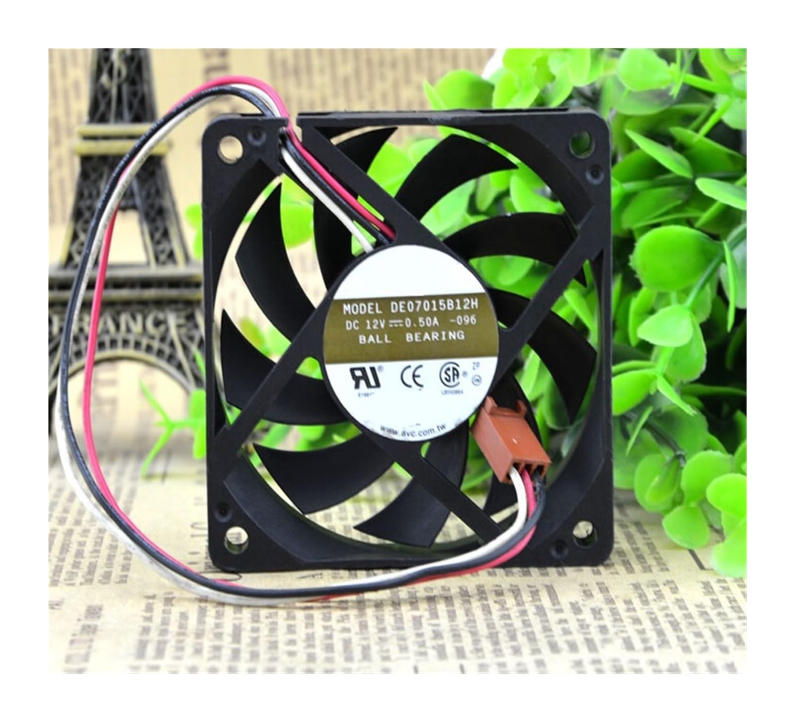 TYHUJKKL DE07015B12H 12V 0.50A 7CM 70 * 70 * 15 3 line CPU fan
