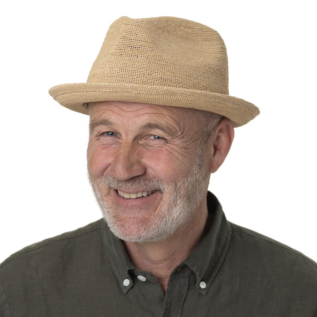 Stetson Sondova Crochet Raffiahut Naturfarbener Stroh Hut Player Hut Herren Damen Frühjahr Sommer