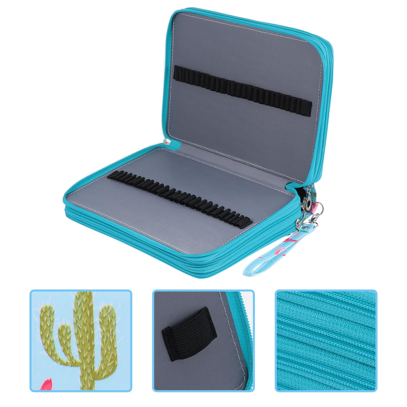iplusmile Estuche para Lápices de Dibujo Bolsa de Papelería de Oxford Gran Capacidad y Cremallera Suave y Almacenamiento Práctico Adecuado para Decoracion Colegio