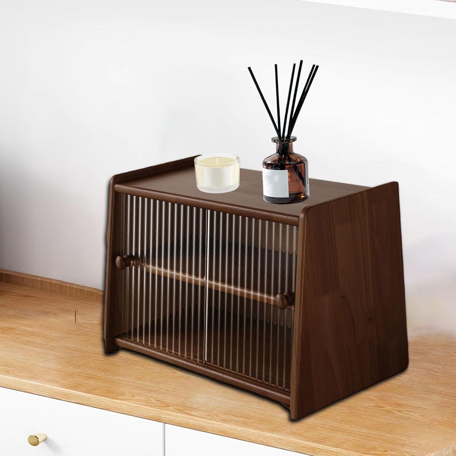 サイドボード 鋼製 キャビネット 扉付き リビング 収納 観音開き 調節