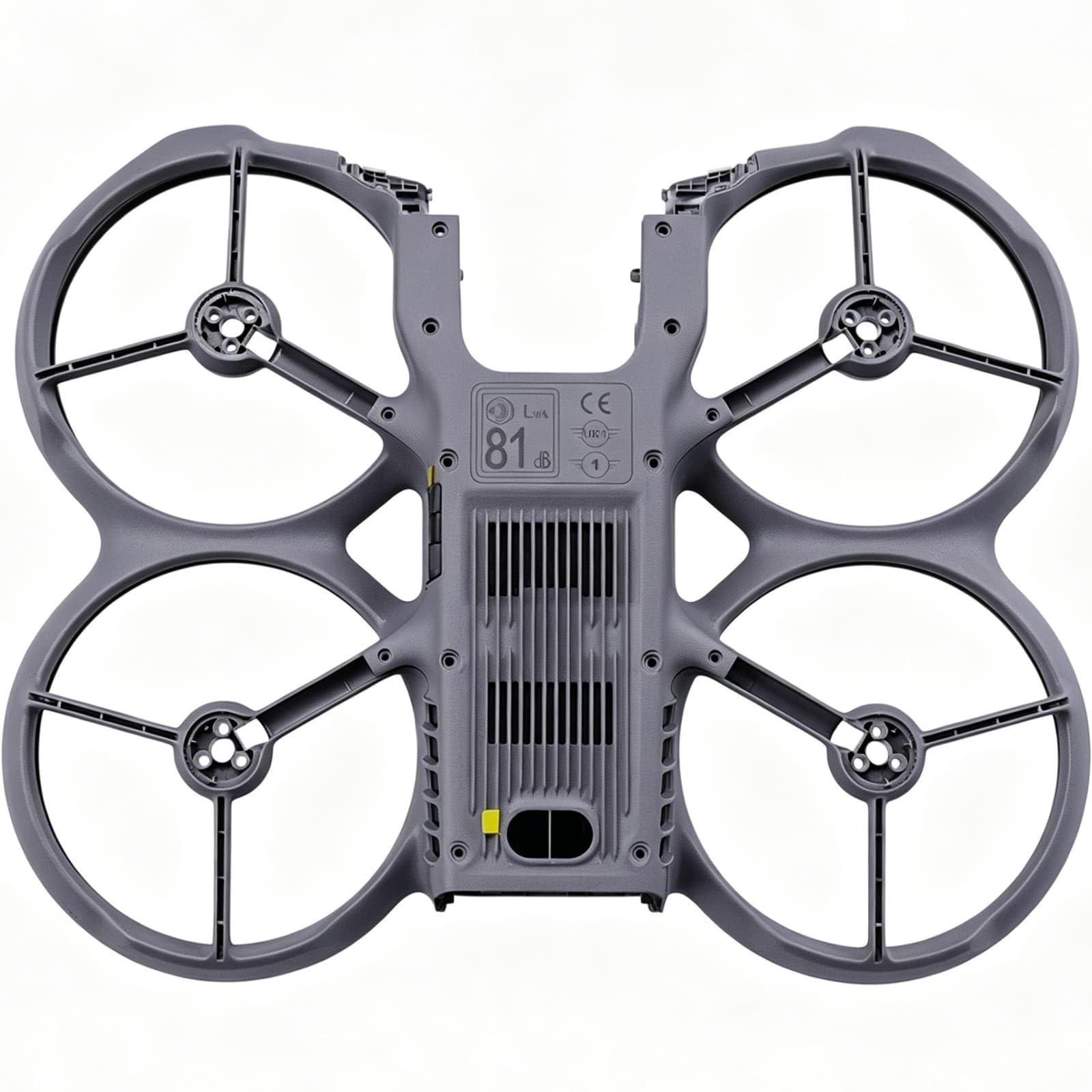 Guscio del corpo compatibile con DJI Avata 360, parti di ricambio dell'alloggiamento del drone (superiore/medio/inferiore) per la riparazione, HYT2607271004-Top+Middle Frame