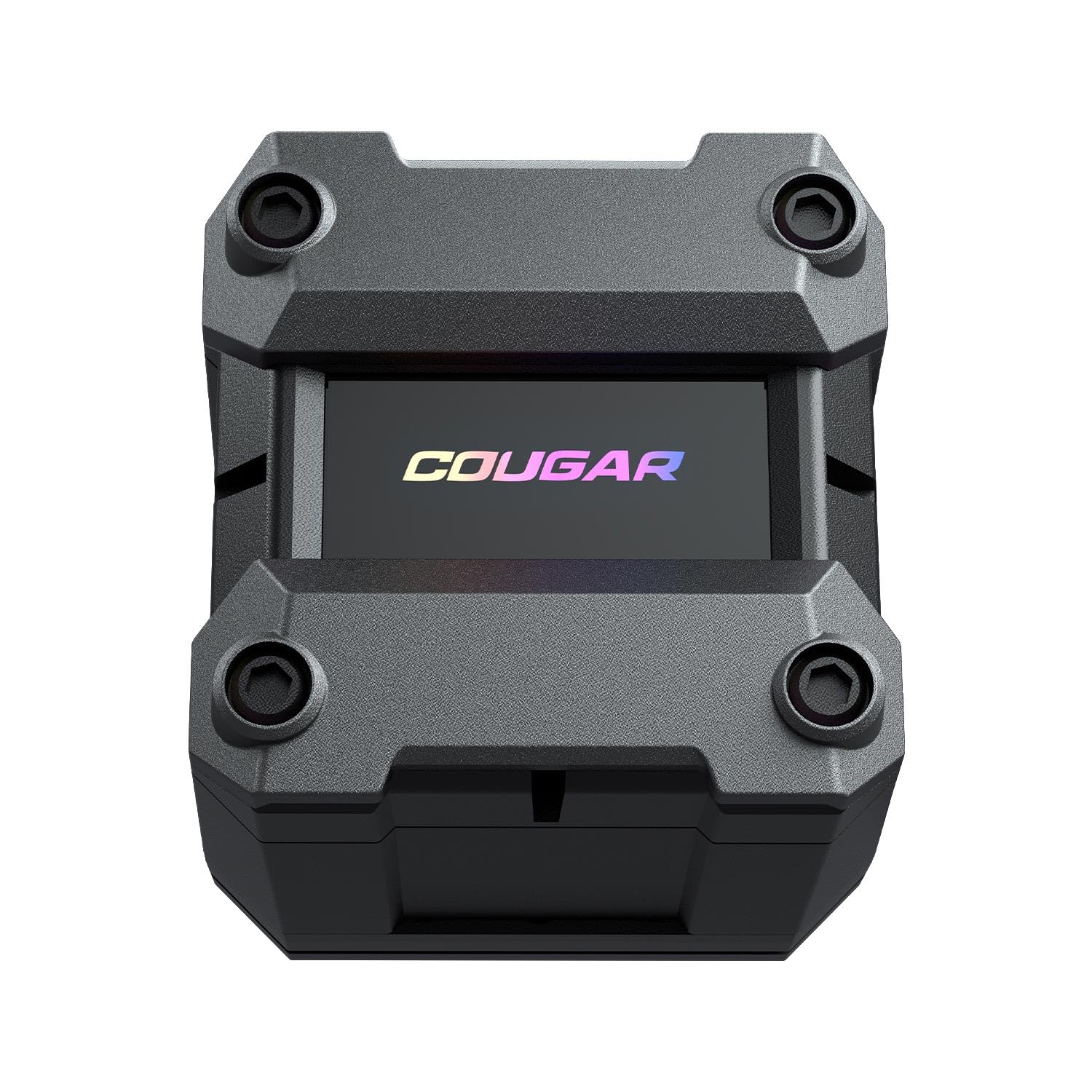Cougar Poseidon Ultra ARGB 240 PC - Enfriador líquido para PC, flujo de aire óptimo, amortiguadores de esquinas, anillo estabilizador integrado, placa de refrigeración de cobre, compatible con los