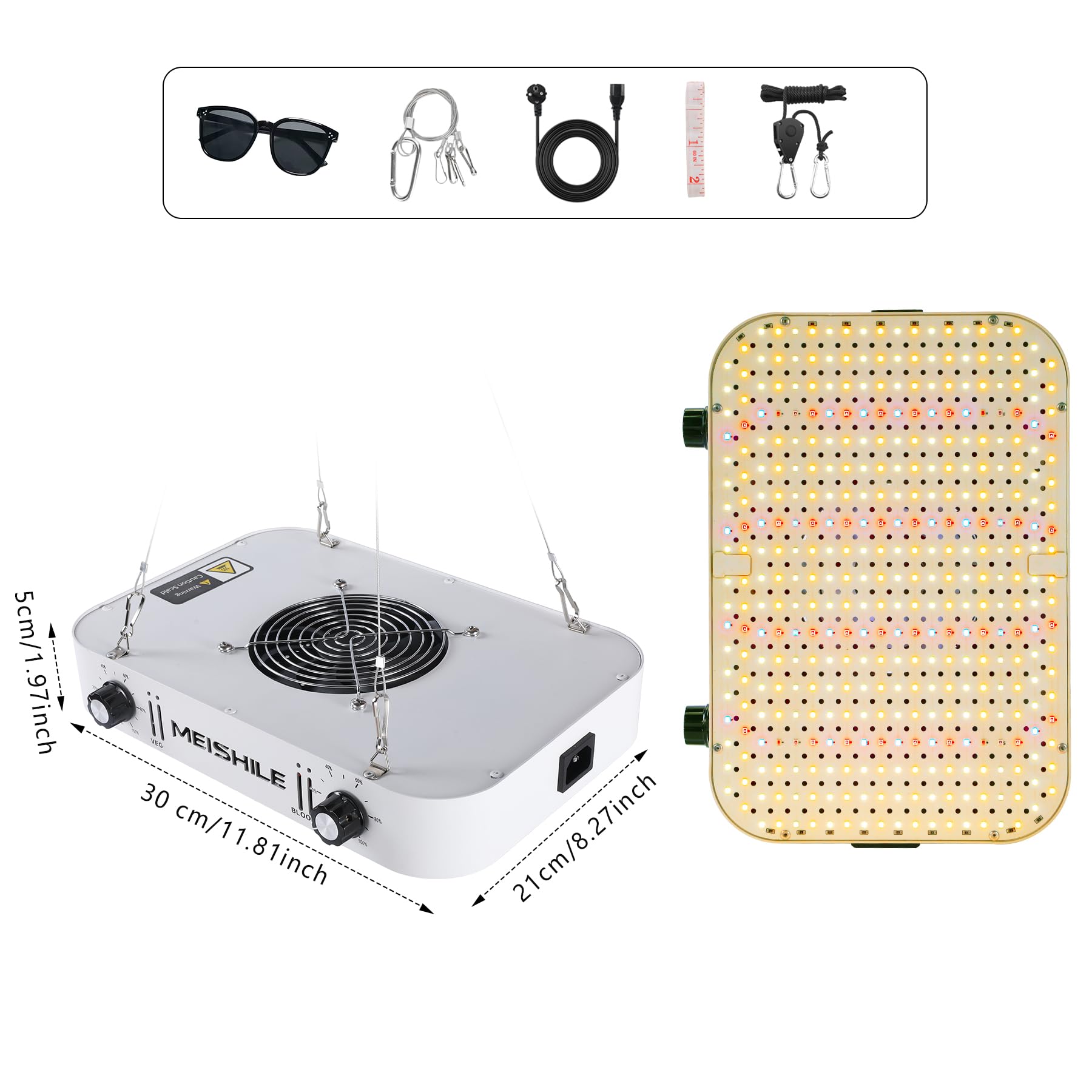 1200 W Lampa Roślinna LED, Ściemniana Dwutrybowa Veg Bloom, Pełne Spektrum Z UV I IR, Światło Do Uprawy W Namiocie, Hydroponice (Quantum Edition)
