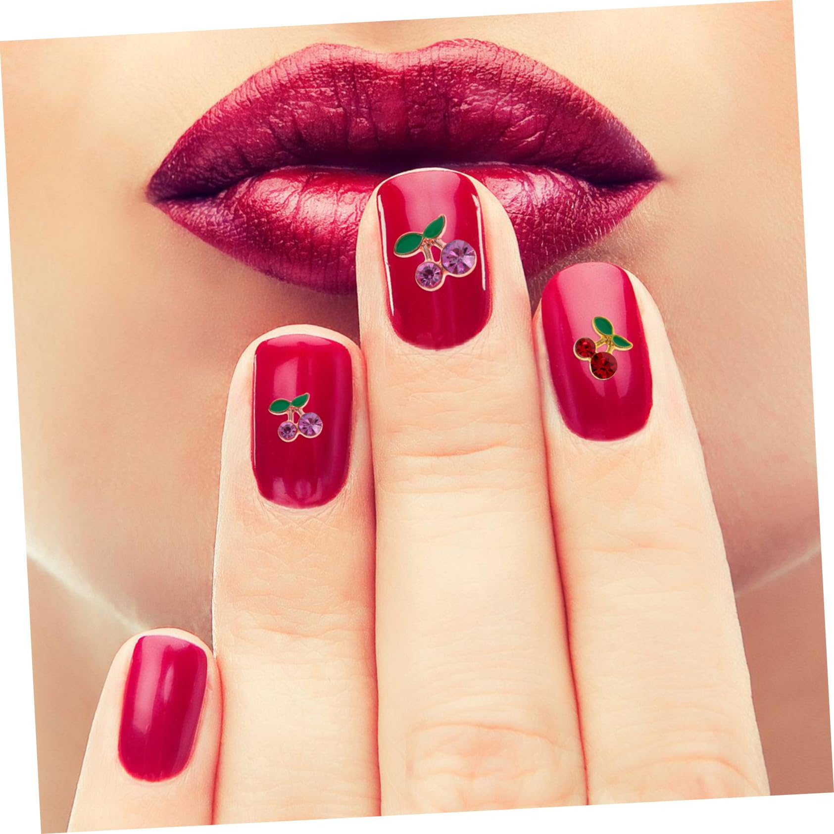 VICASKY 4 Set Ciondoli Per Unghie Decorazioni Per Nail Art Con Per Manicure Diy Per Feste E Speciali 32 Pezzi*4
