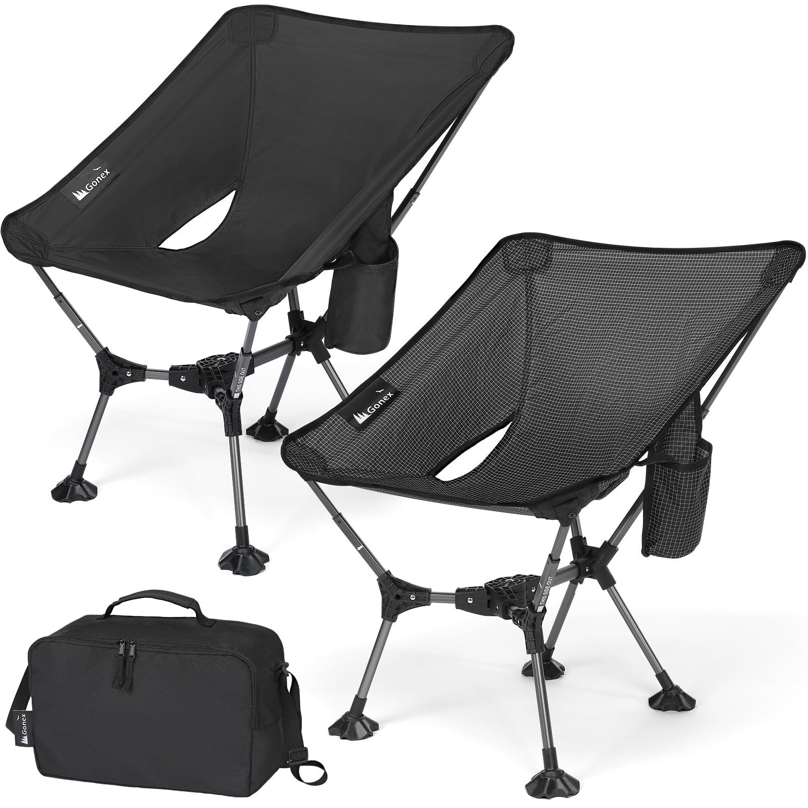 Gonex XL Portable Camping Chair Pop-Up Collapsible Backpacking Beach Chair
