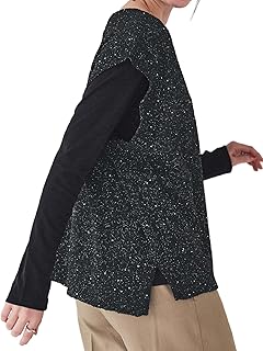 [ティティベイト] スパンコール ニット ベスト AFXP4337 レディース