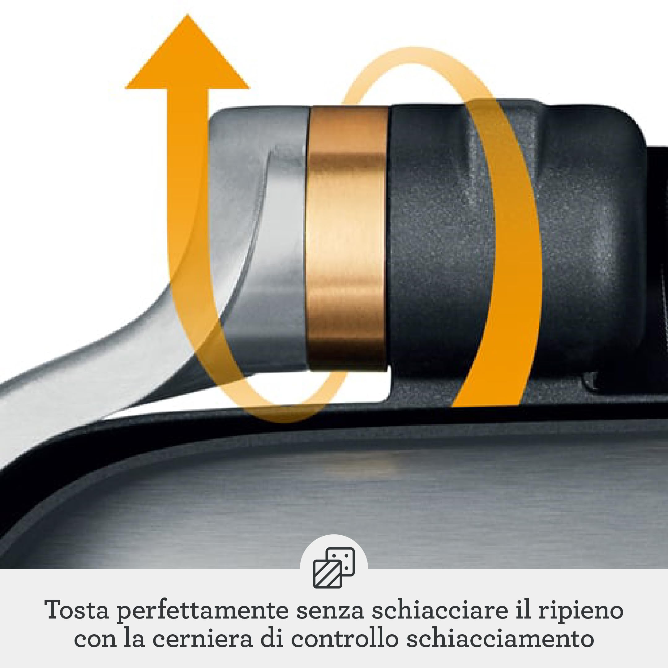 Sage - The Perfect Press - Tostapane per Panini - Acciaio Inox Spazzolato