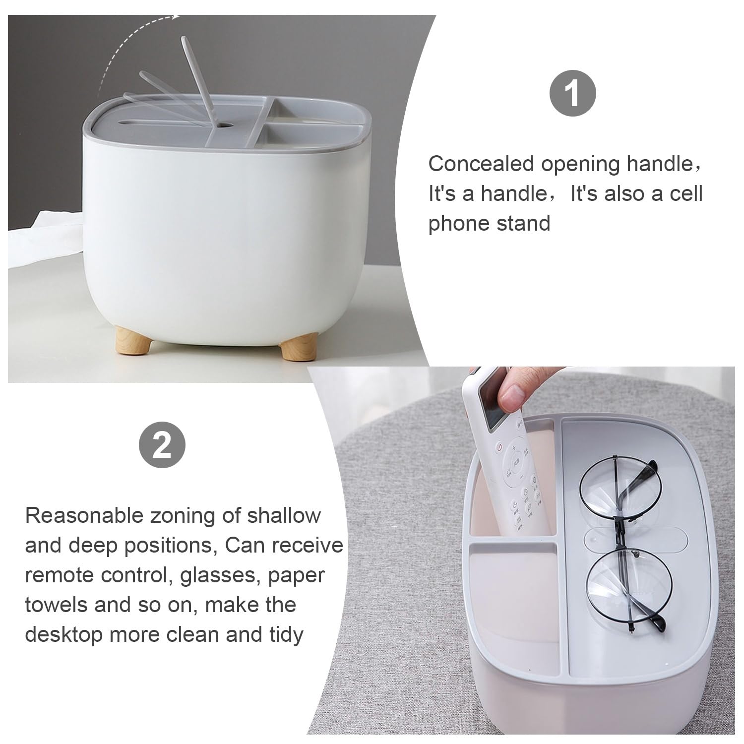 REDYY Distributeur De Mouchoirs, Boîte à Mouchoirs En