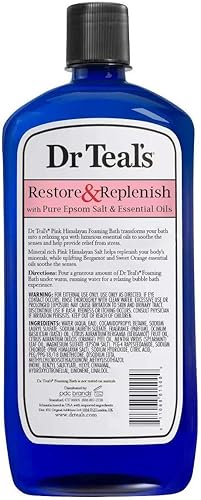 Miniatura 2 de Dr. Teal's - Juego de regalo de espuma de melatonina para dormir (paquete de 3, 34 onzas cada una) – Esencia de lavanda y manzanilla mezclada