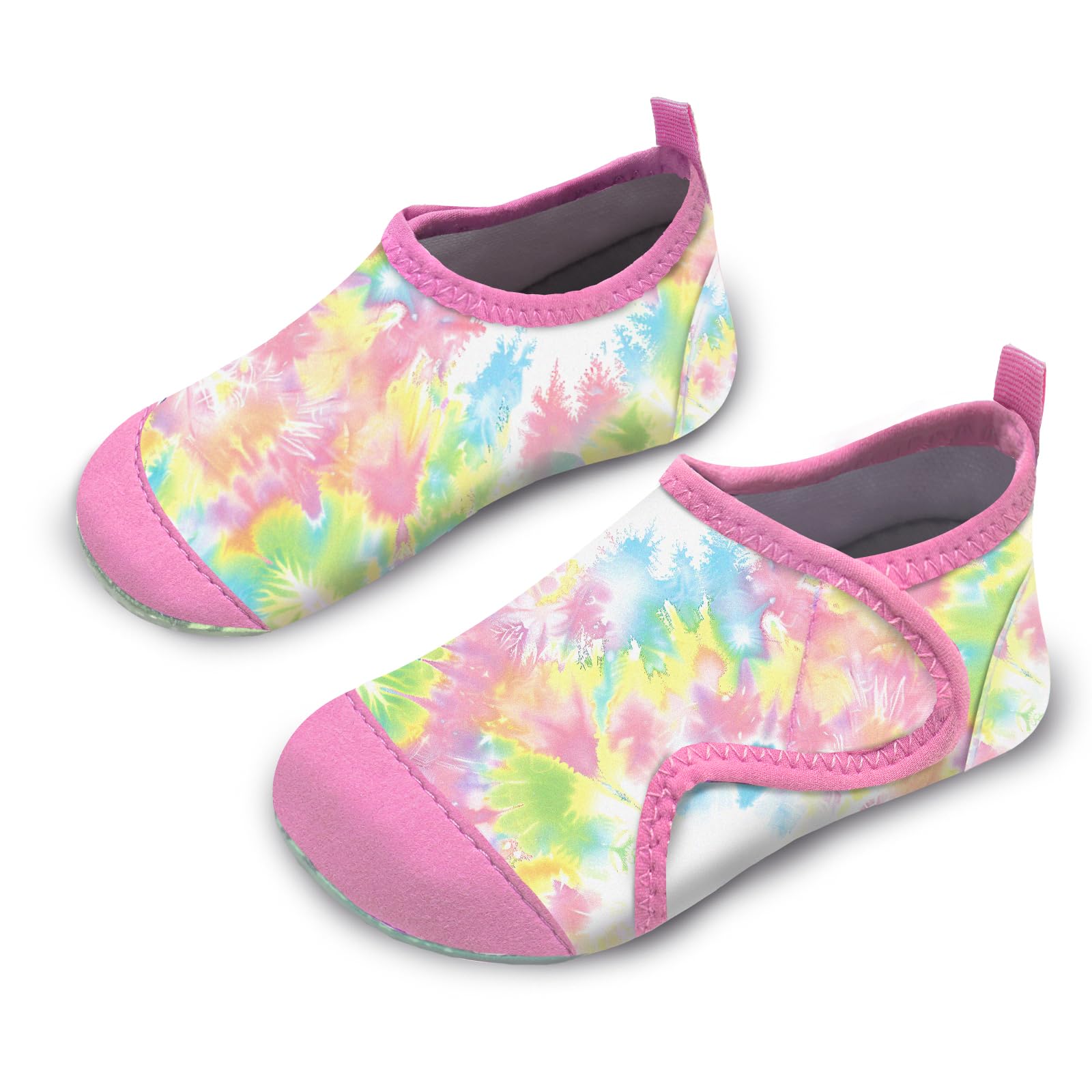 WateLves Badeschuhe Kinder Strandschuhe Schwimmschuhe Jungen Mädchen Baby Wasserschuhe Schnell Badesoken Aquaschuhe Trocknend Barfuss Schuhe