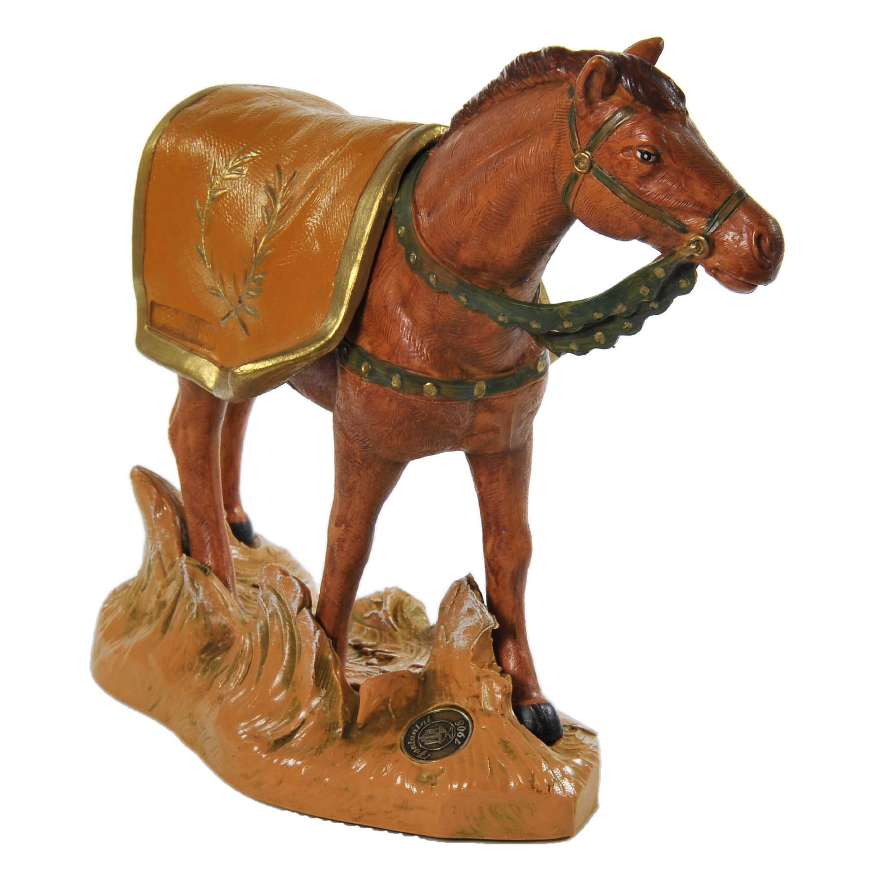 Fontanini Statuine Presepe: Cavallo Marrone 19 cm 367C