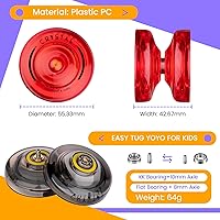 Vista 4 de MAGICYOYO K2 Responsive Yoyos para niños de 8 a 12 años, paquete de yoyo profesional de doble función con función de giro de dedo, yoyo profesional