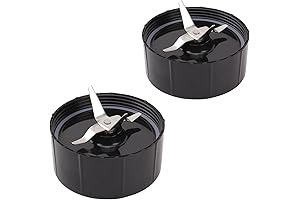 Premium QT 2X Cross Blades for Magic Bullet MB1001 Blenders with Gaskets