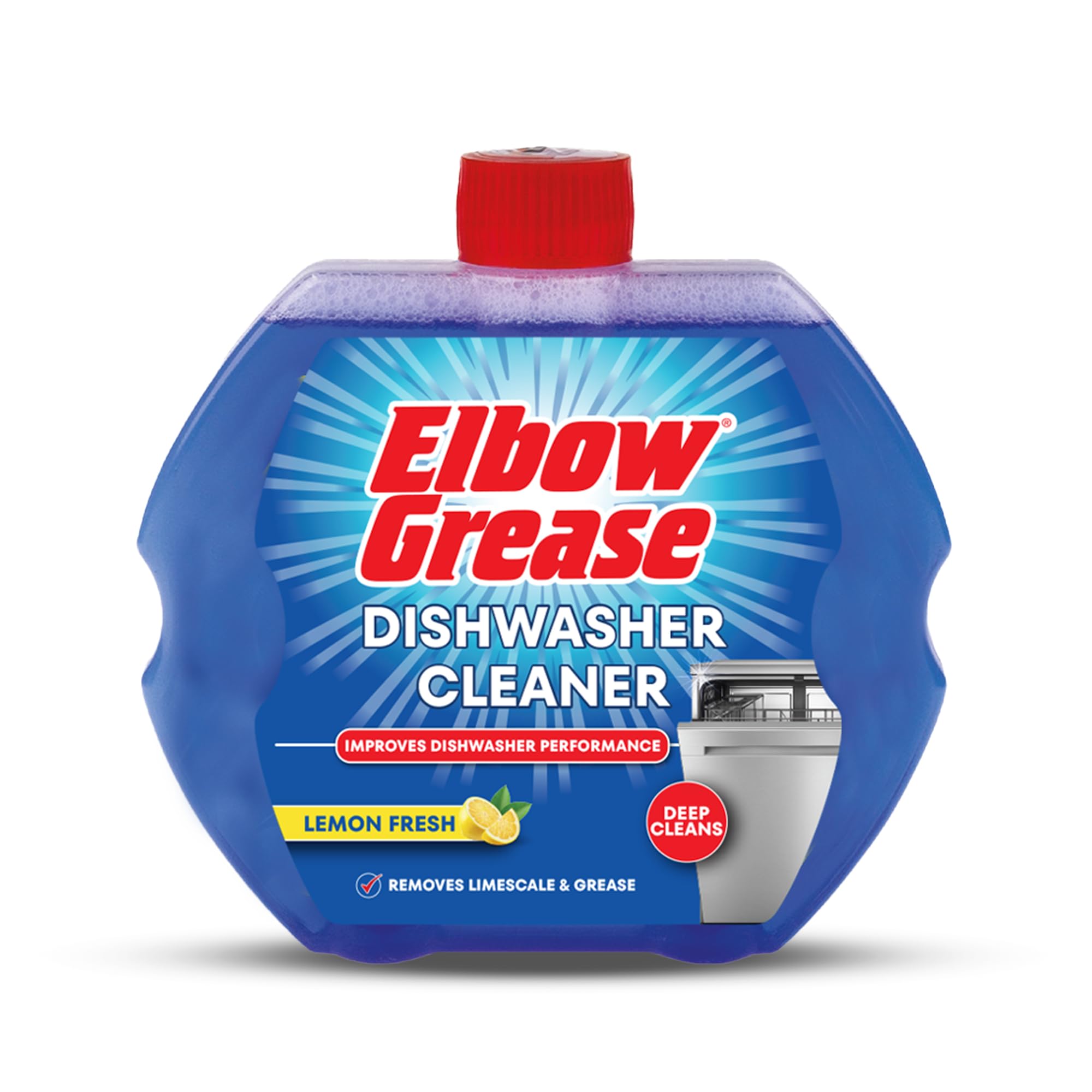 Dishwasher Cleaner | Improves Dishwasher Performance - Deep Cleans | Removes Limescale & Grease (Lemon Fresh, 250ml)