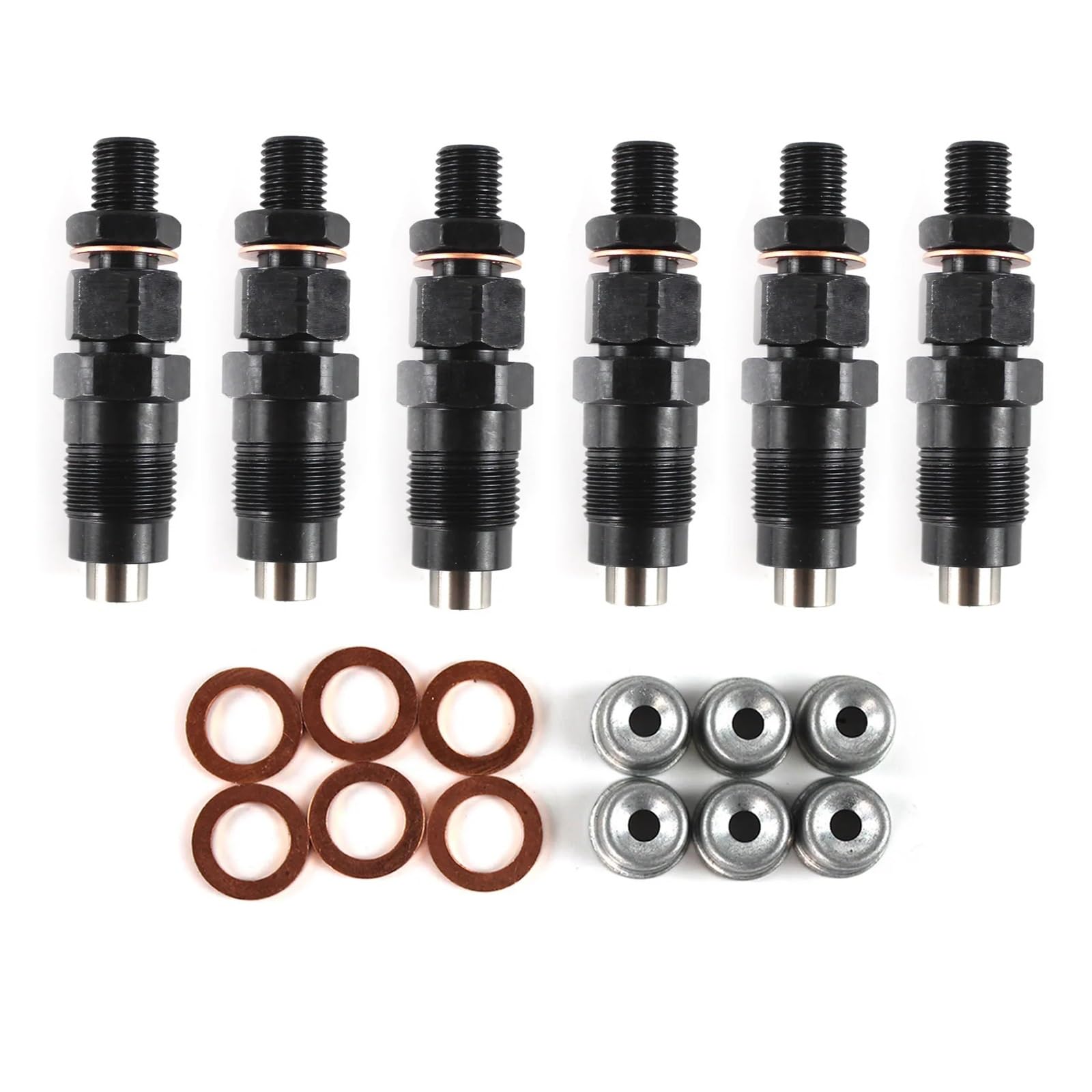 Hsugftmz One Color 6Pcs Fuel Injectors Kit For Y61 Td42 Td42t Car Engine Replacement Parts