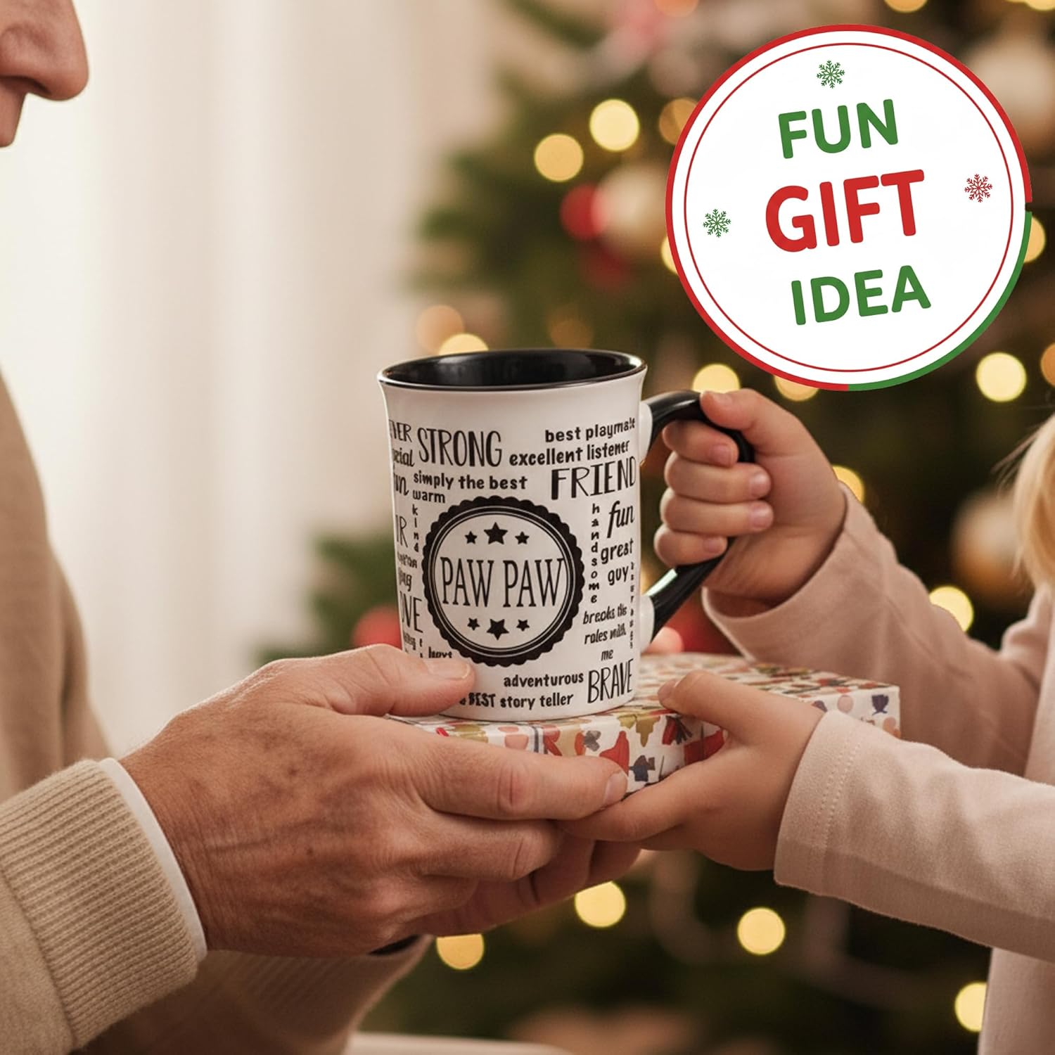 Cottage Creek Coffee Cup | 16oz. Large Ceramic Paw Paw Coffee Mug | Ideal Gift for Grandpa, Papa, and Dad for Father's Day, Birthday, or Christmas | Pawpaw Mug - Image 6