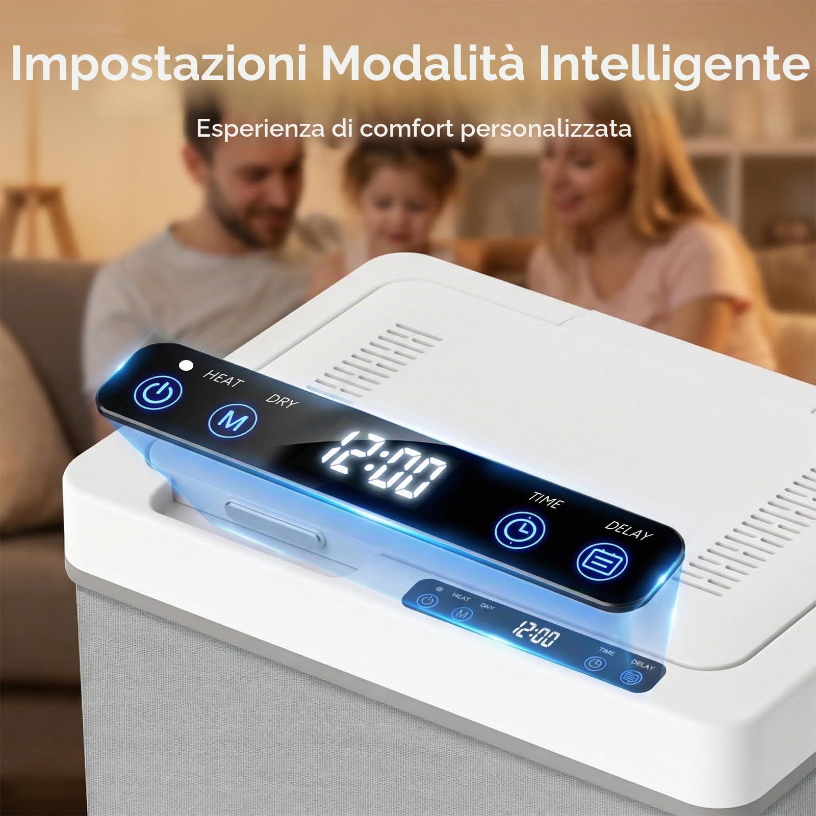 Scaldasalviette Elettrico Bagno Scaldasalviette Grande 35L con Timer e Display LED, Scalda Asciugamani Elettrico Pieghevole, Spegnimento Automatico, Modalità Riscaldamento e Asciugatura per Spa e Casa