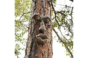 INNOLITES Tree Faces Decor Outdoor, 12 Inch Tree Statues