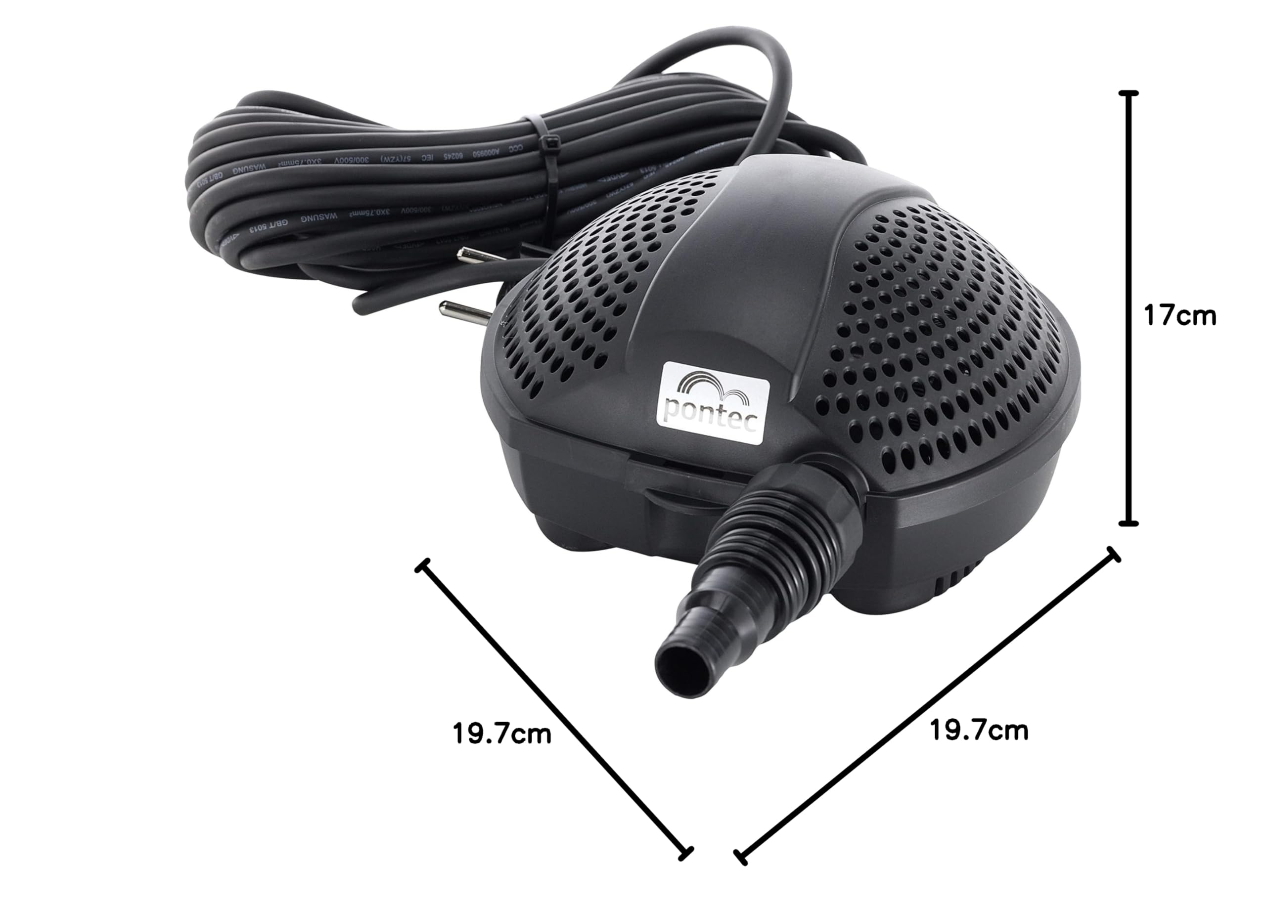 Pompa Per Laghetto EC-5000 5m³/h | Prevalenza 3m, 26W | Per Acqua Dolce E Salata - Foto 10