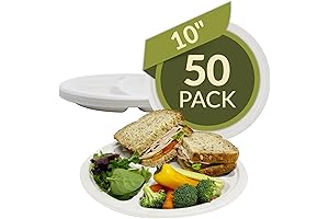 Reli. Compostable Divided Plates: Eco-Friendly & Durable for Every Occasion