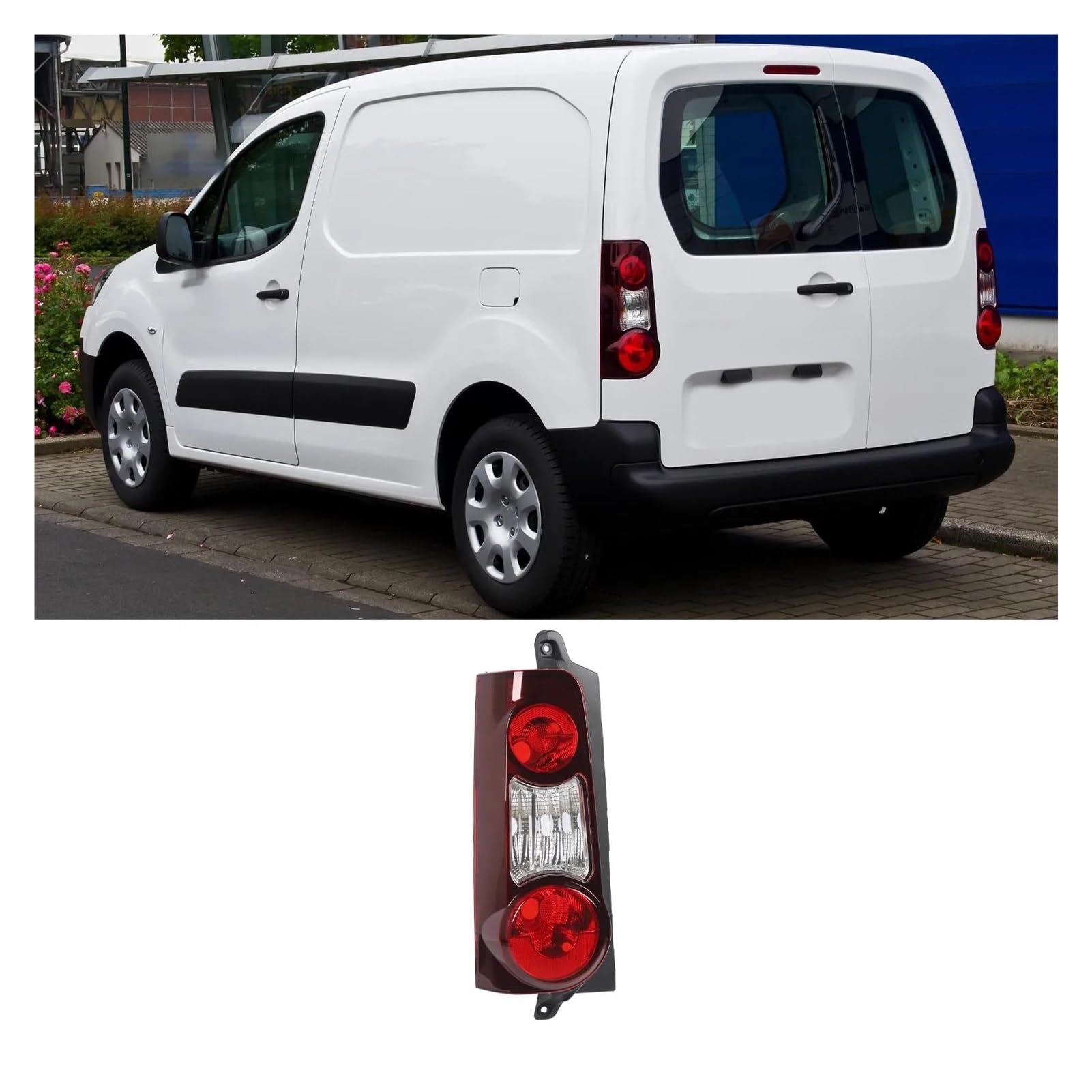 Tylna lampa tylna do Peugeot dla partnera 2012-2016 2017 2018 2019 wyposażona w tylne światła 9677205580 mocne wielofunkcyjne tylne lewe światła tylne bez żarówki tylne światła samochodowe