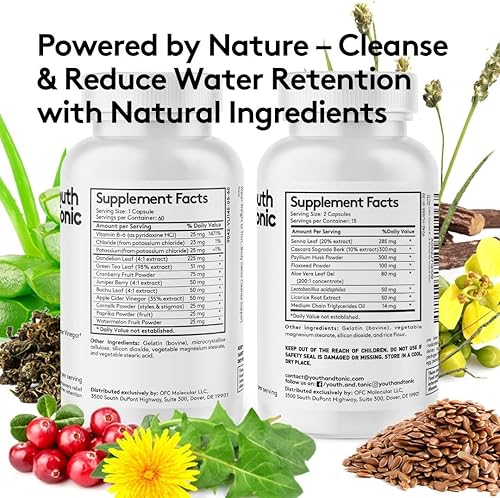 Miniatura 6 de Pastillas de agua y desperdicios para la hinchazón y la hinchazón del vientre para obtener una cintura delgada y un cuerpo delgado