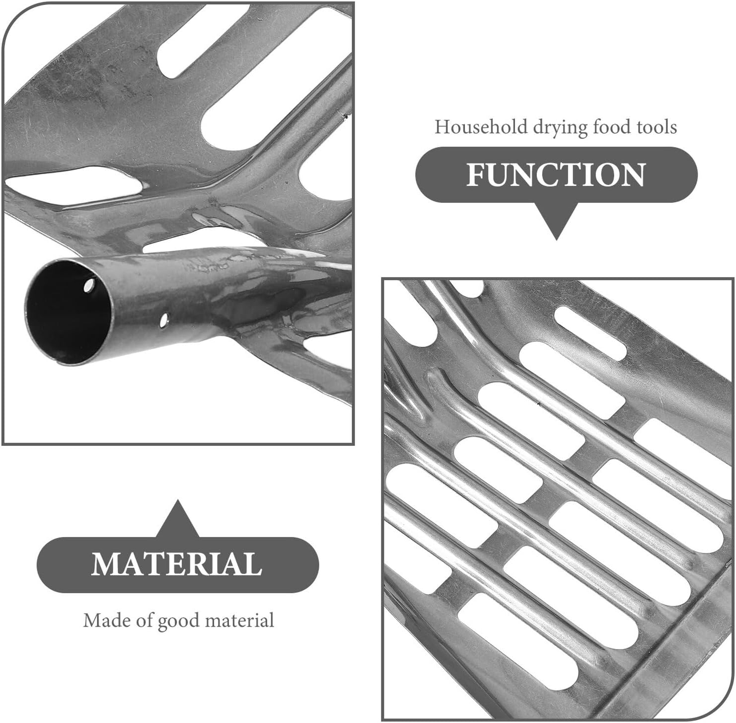 Multi-Function Corn Collect Shovel with Soil Sieve Large Farm Shovel for Gardening and Outdoor Use Sturdy Steel Construction