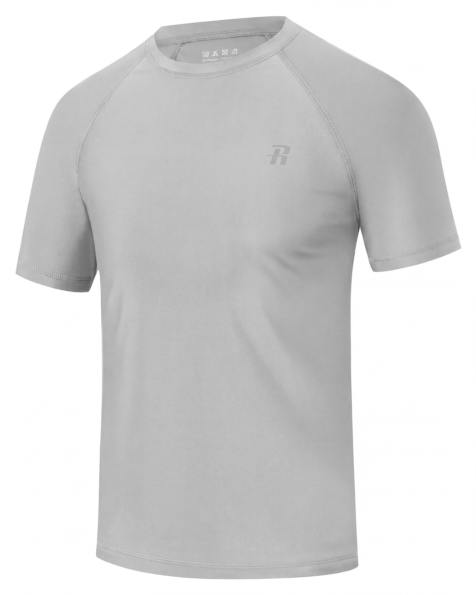 Runhit UV Shirt Herren Kurzarm UPF 50+, Schnelltrocknend Schwimmshirt Atmungsaktives Funktionsshirt, Elastisches Sport T-Shirt für Schwimmen, Laufen, Fitness, Strand & Outdoor