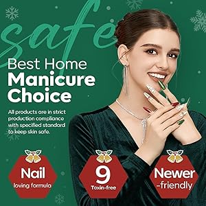 modelones Christmas Gel Nail Polish Set 2 Pcs 15 ML Red Green Classic Winter Colors Soak off U V Led Lamp Needed Manicure Salon DIY Home Gifts for Women Girls