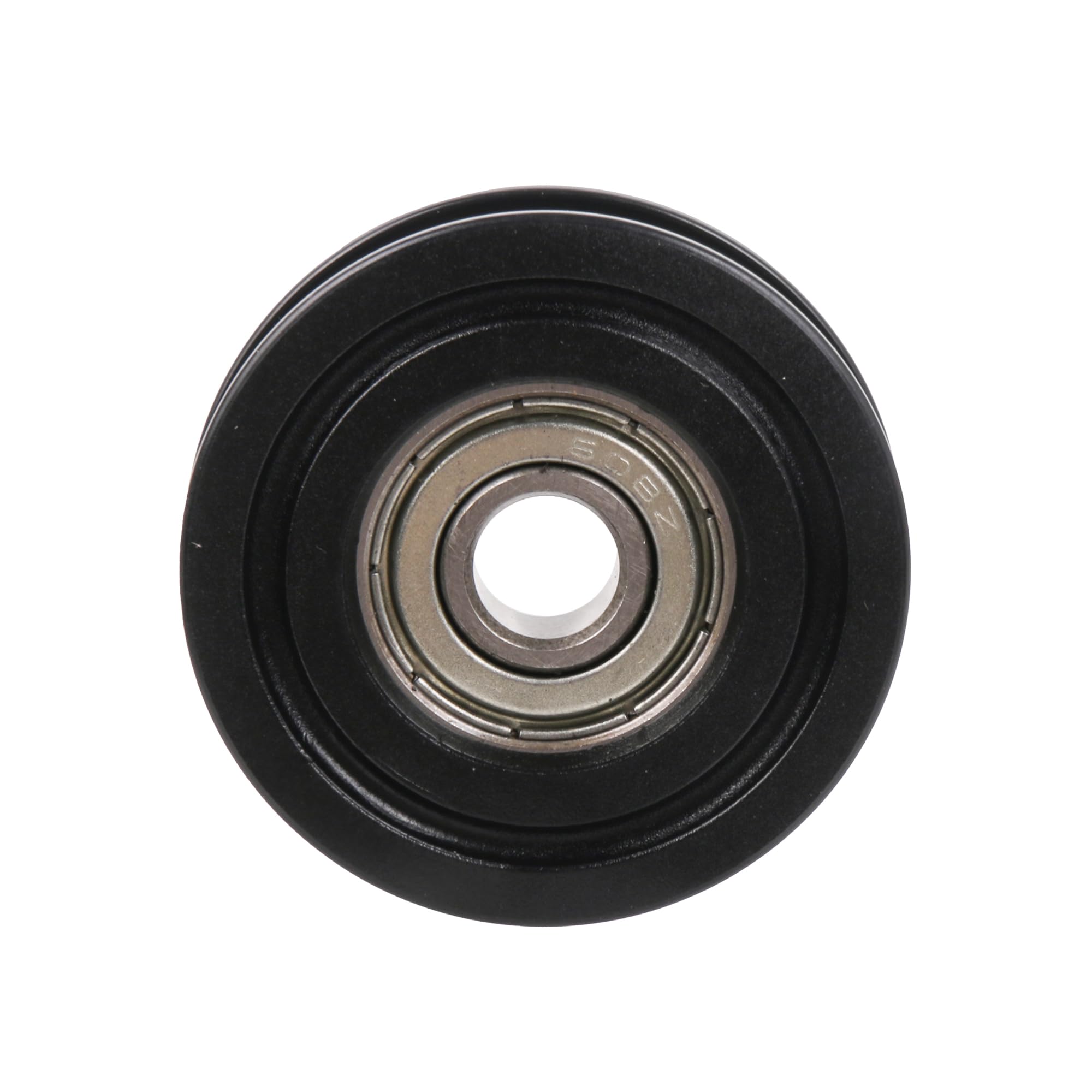 Kunststoffbeschichtete Rillen-Riemenscheibe mit abgedichtetem Lager, 8 mm ID x 40 mm Außendurchmesser, Schwarz, 30 Stück