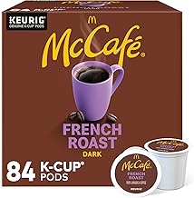 McCafe French Roast, Keurig Single Serve K-Cup Pods, Dark Roast Coffee Pods, 84 Count