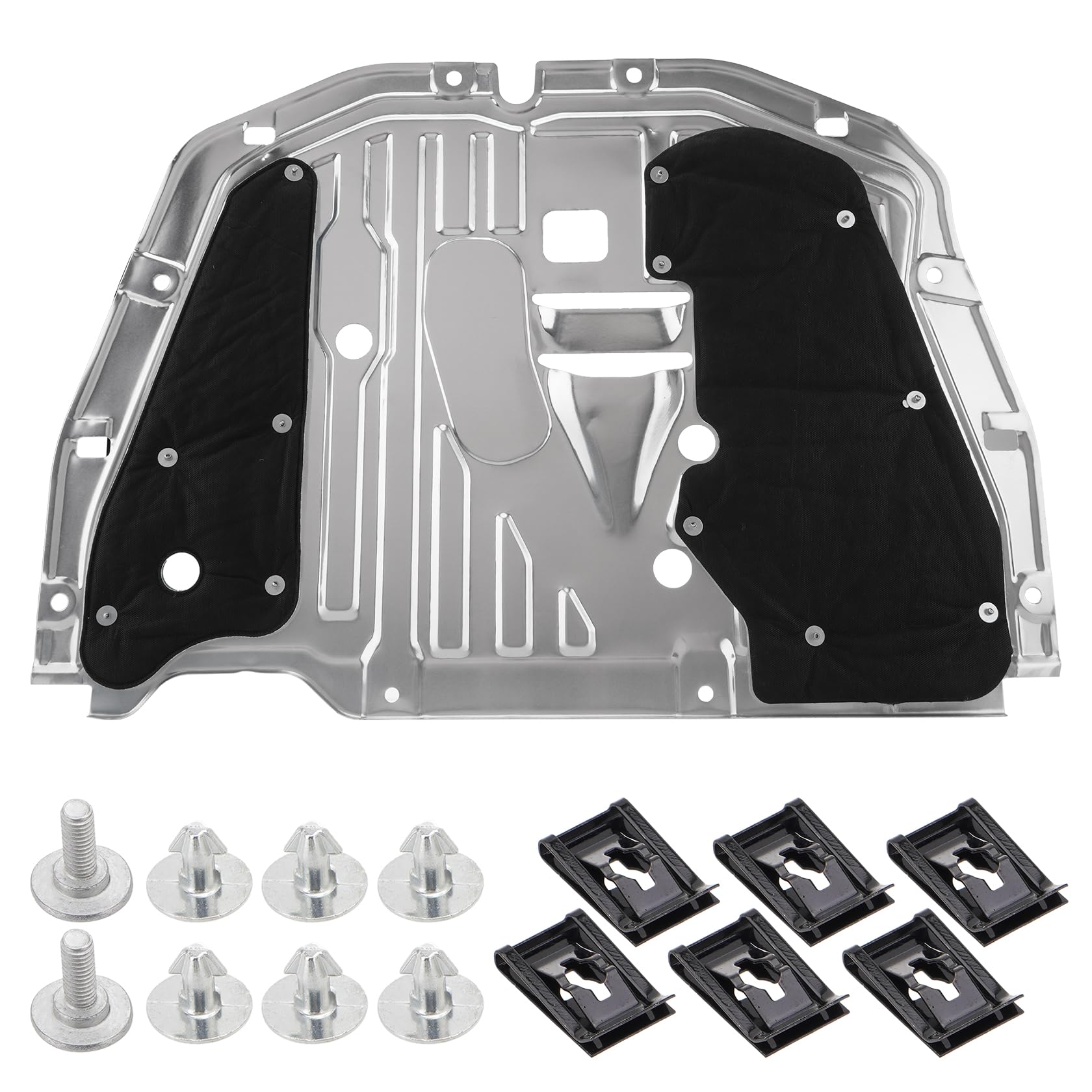 Engine Splash Guard Under Car Engine Shield Cover Board 74110-TBA-A00 90674-TY2-A01 Compatible with 2017 2018 2019 2020 2021 Honda Civic