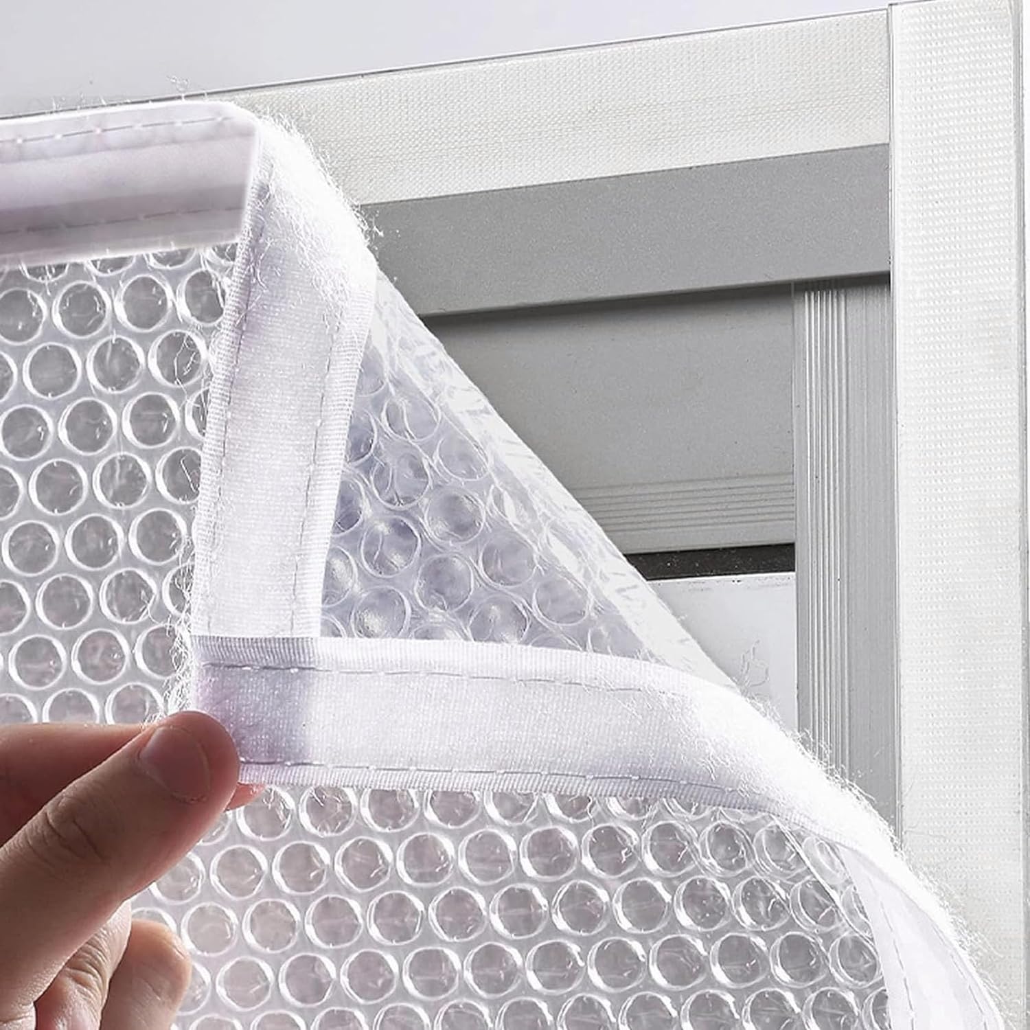 Usefultools Light 65X170cm,Window Insulation Secondary Double Glazing Shrink Film Kit, Shrink Film Insulation Kit, Crystal Clear, Door/Large Window