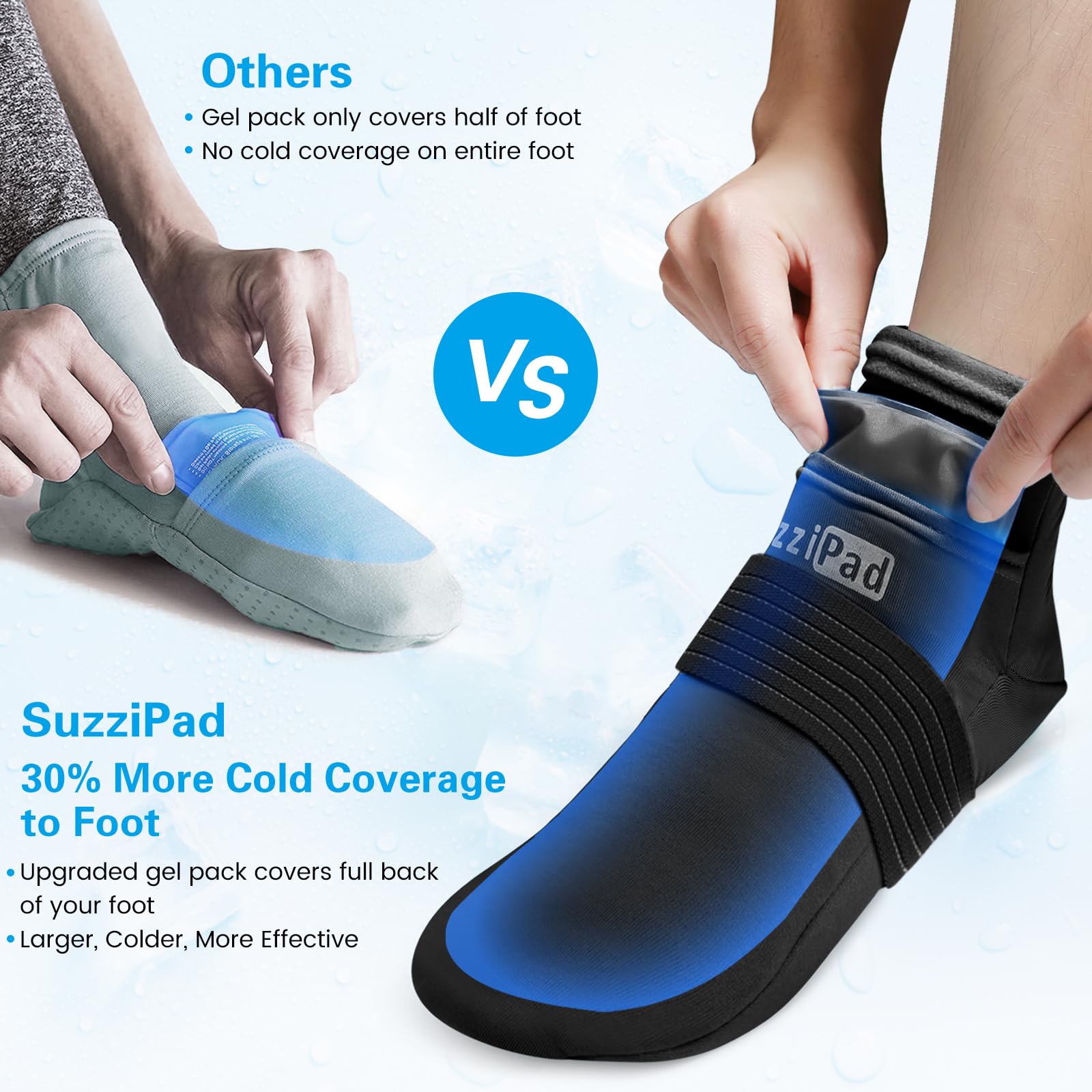 suzzipad Eishandschuhe und Socken für Chemo, Kühlkappe für Chemotherapie